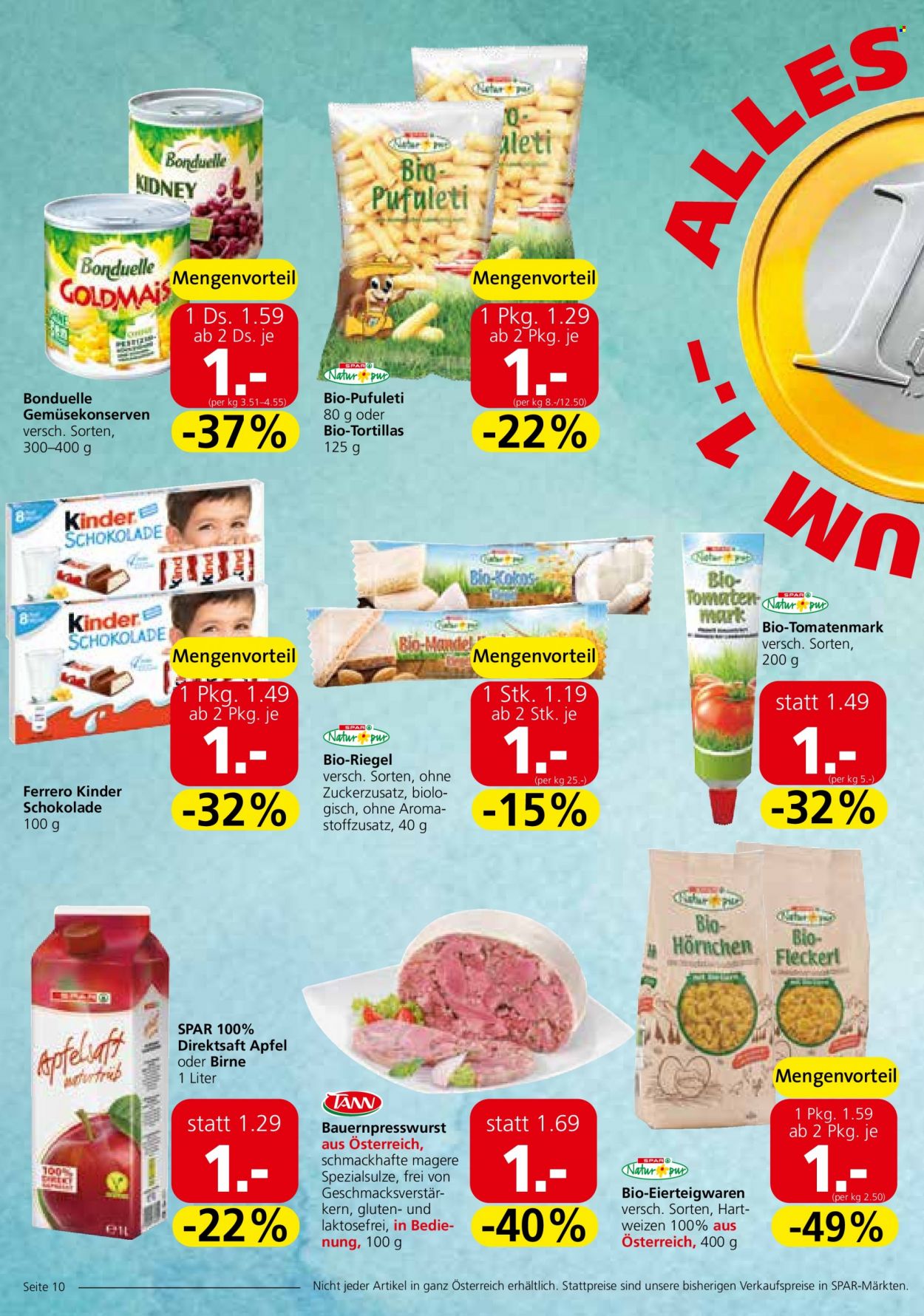 Angebote INTERSPAR - 4.8.2022 - 10.8.2022. Seite 10