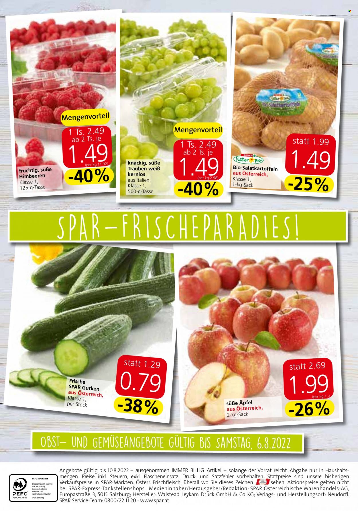 Angebote INTERSPAR - 4.8.2022 - 10.8.2022. Seite 12