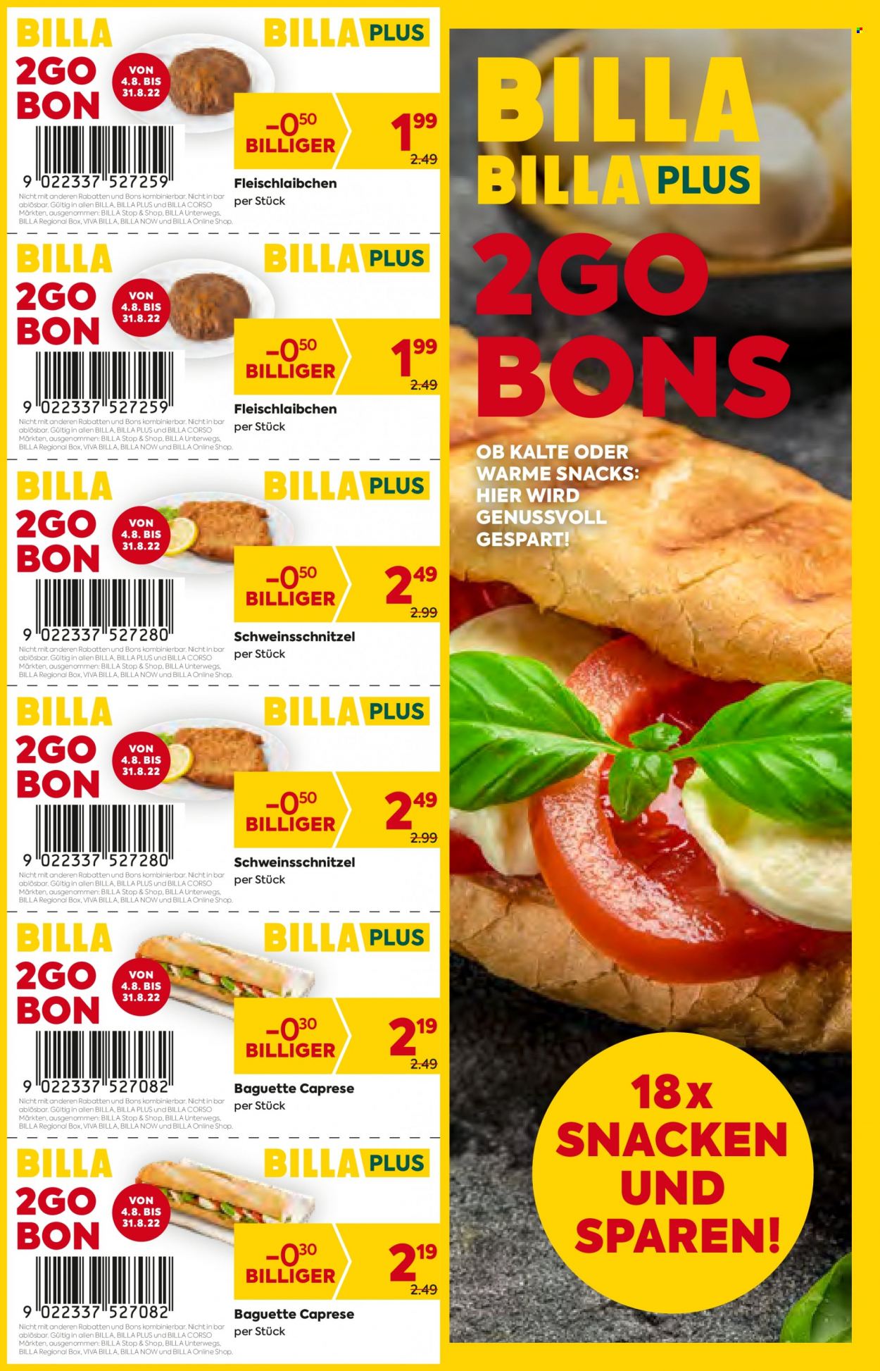 Angebote Billa - 4.8.2022 - 10.8.2022. Seite 13