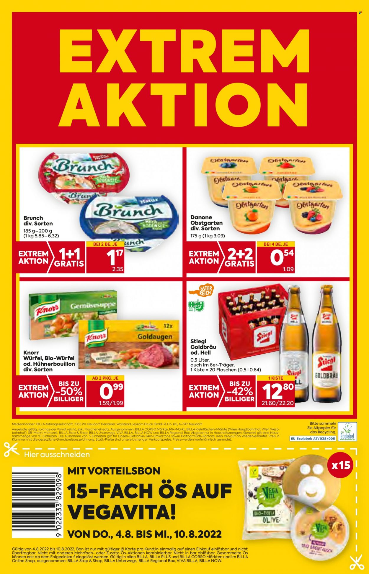Angebote Billa - 4.8.2022 - 10.8.2022. Seite 28