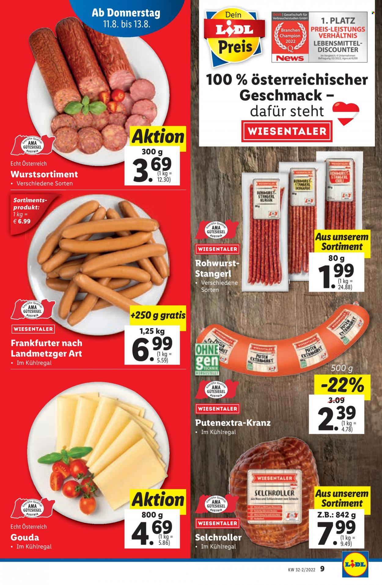Angebote Lidl - 11.8.2022 - 17.8.2022. Seite 9