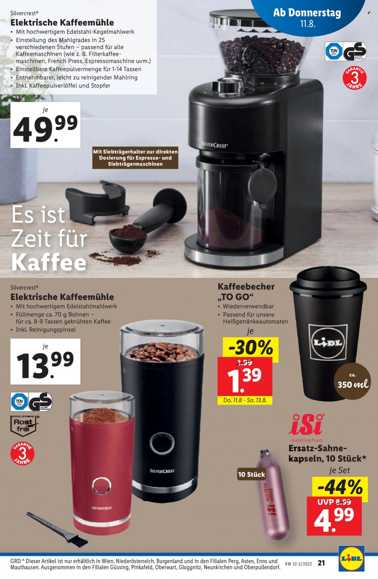Angebote Lidl - 11.8.2022 - 17.8.2022. Seite 21
