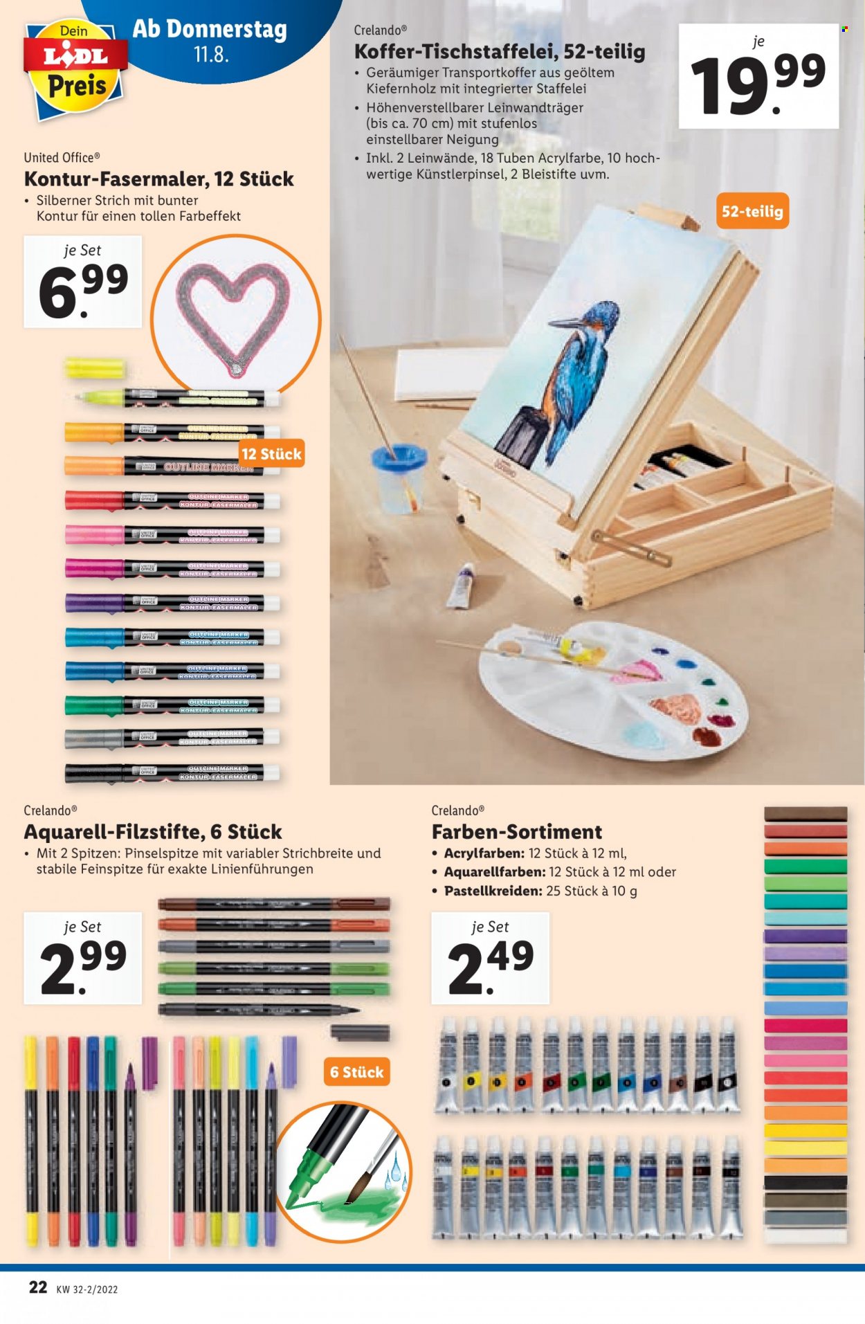 Angebote Lidl - 11.8.2022 - 17.8.2022. Seite 22