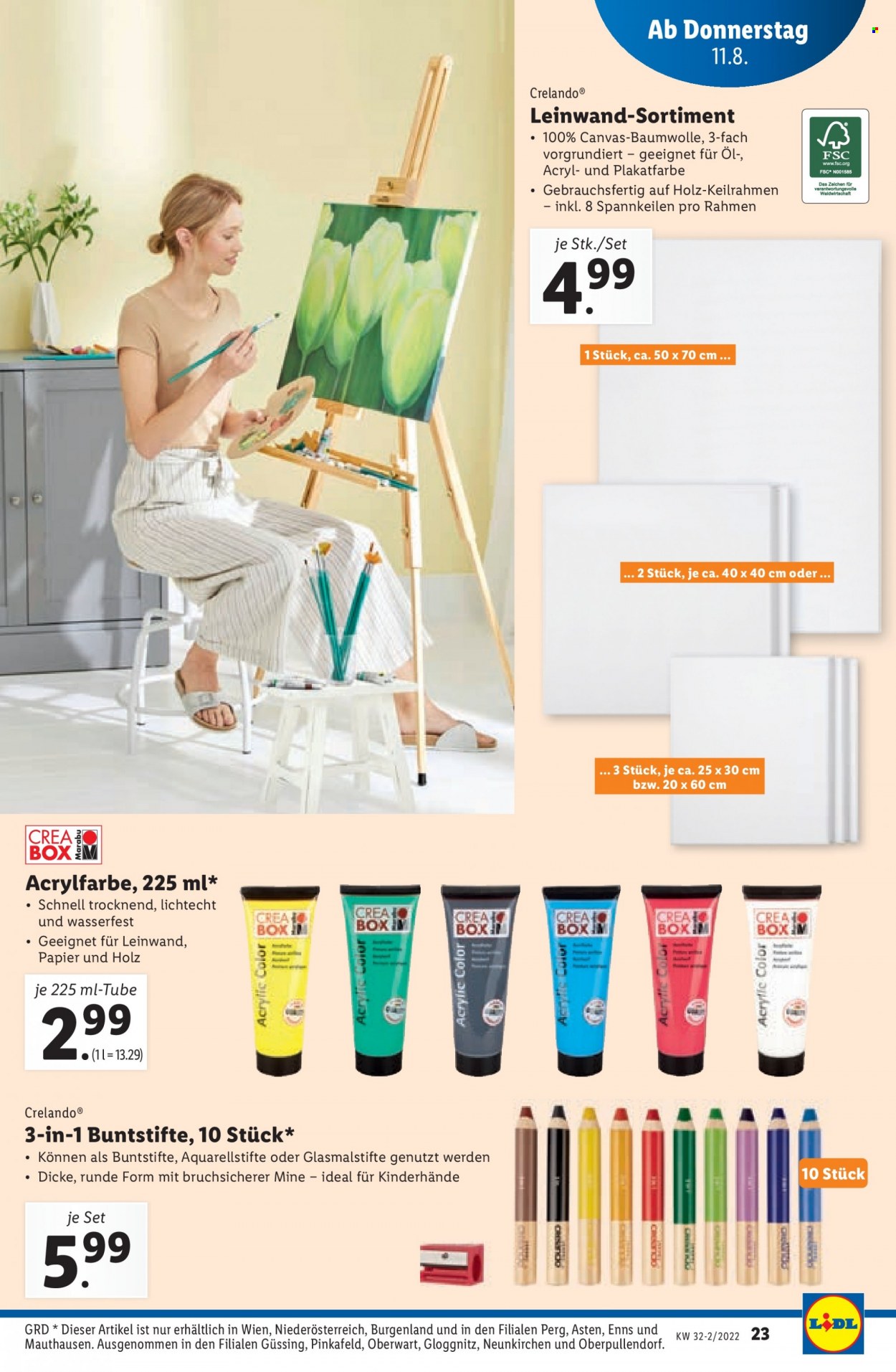 Angebote Lidl - 11.8.2022 - 17.8.2022. Seite 23