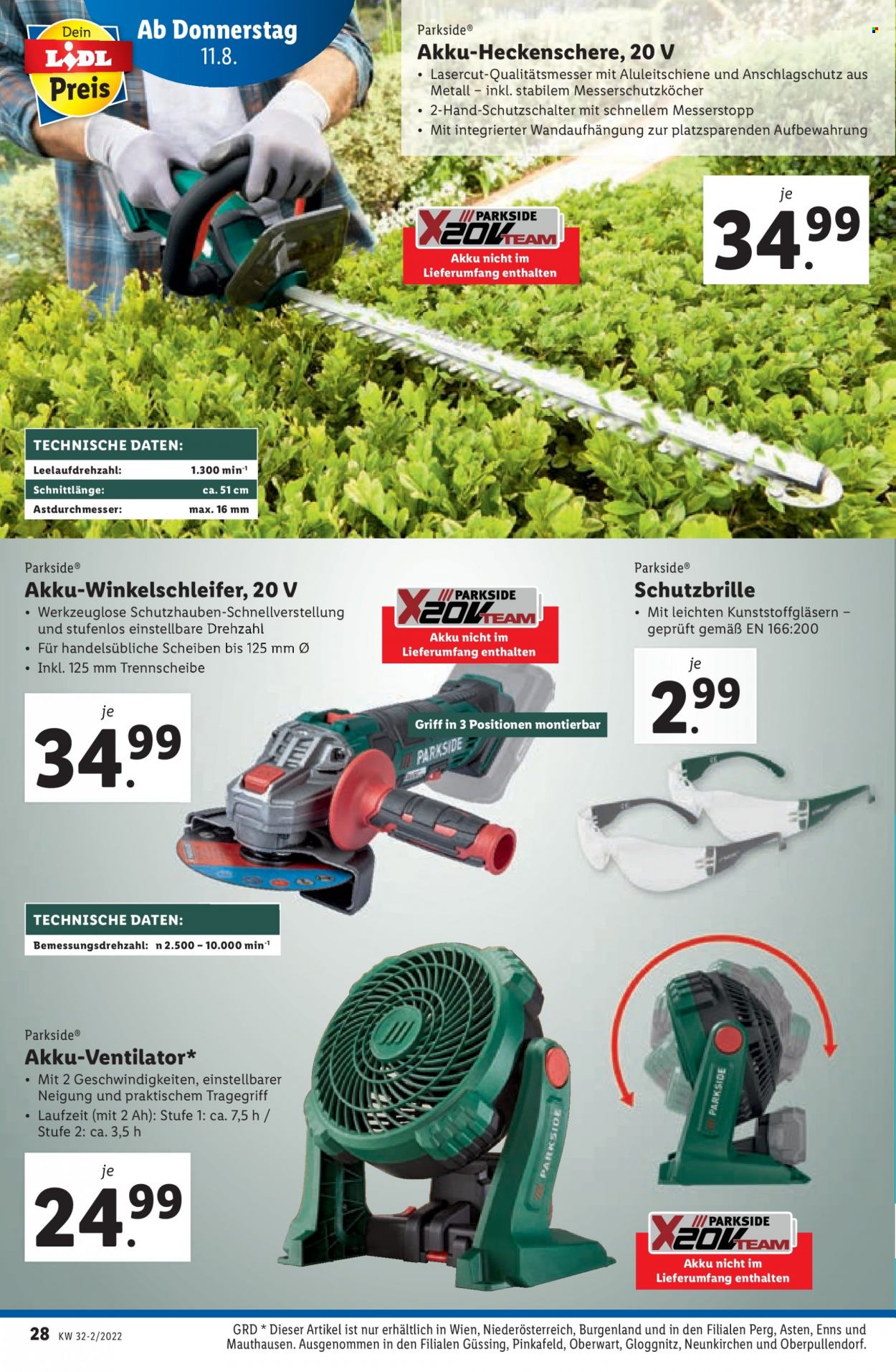 Angebote Lidl - 11.8.2022 - 17.8.2022. Seite 28