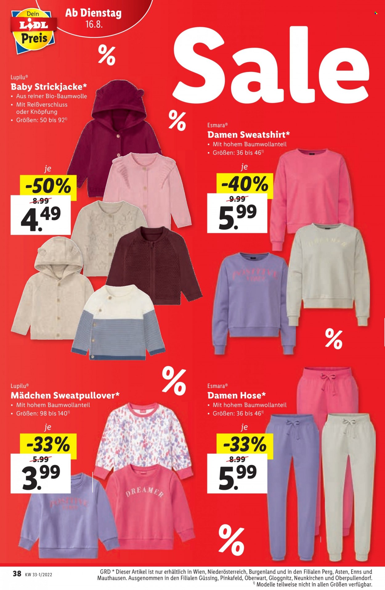 Angebote Lidl - 11.8.2022 - 17.8.2022. Seite 38