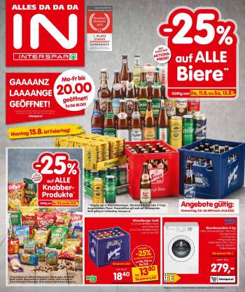 Angebote INTERSPAR - 11.8.2022 - 24.8.2022.
