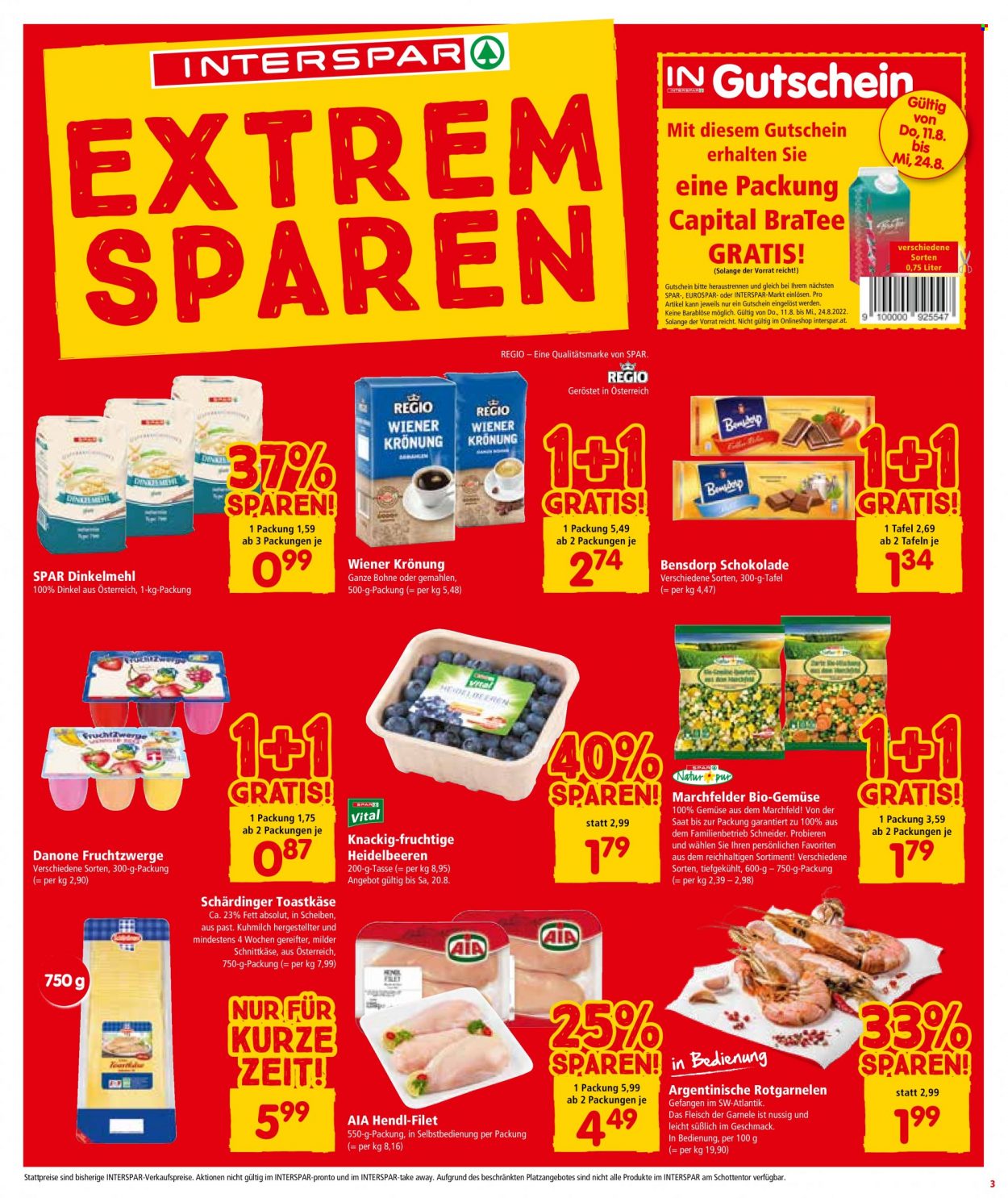 Angebote INTERSPAR - 11.8.2022 - 24.8.2022. Seite 3