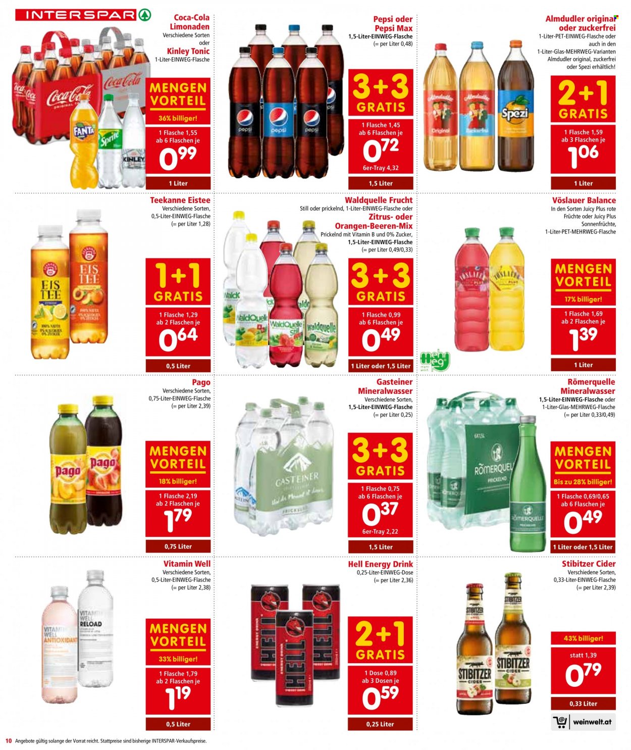 Angebote INTERSPAR - 11.8.2022 - 24.8.2022. Seite 10