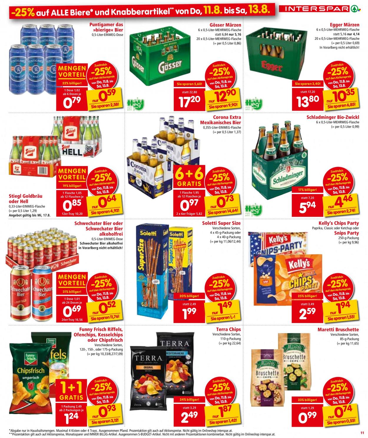 Angebote INTERSPAR - 11.8.2022 - 24.8.2022. Seite 11