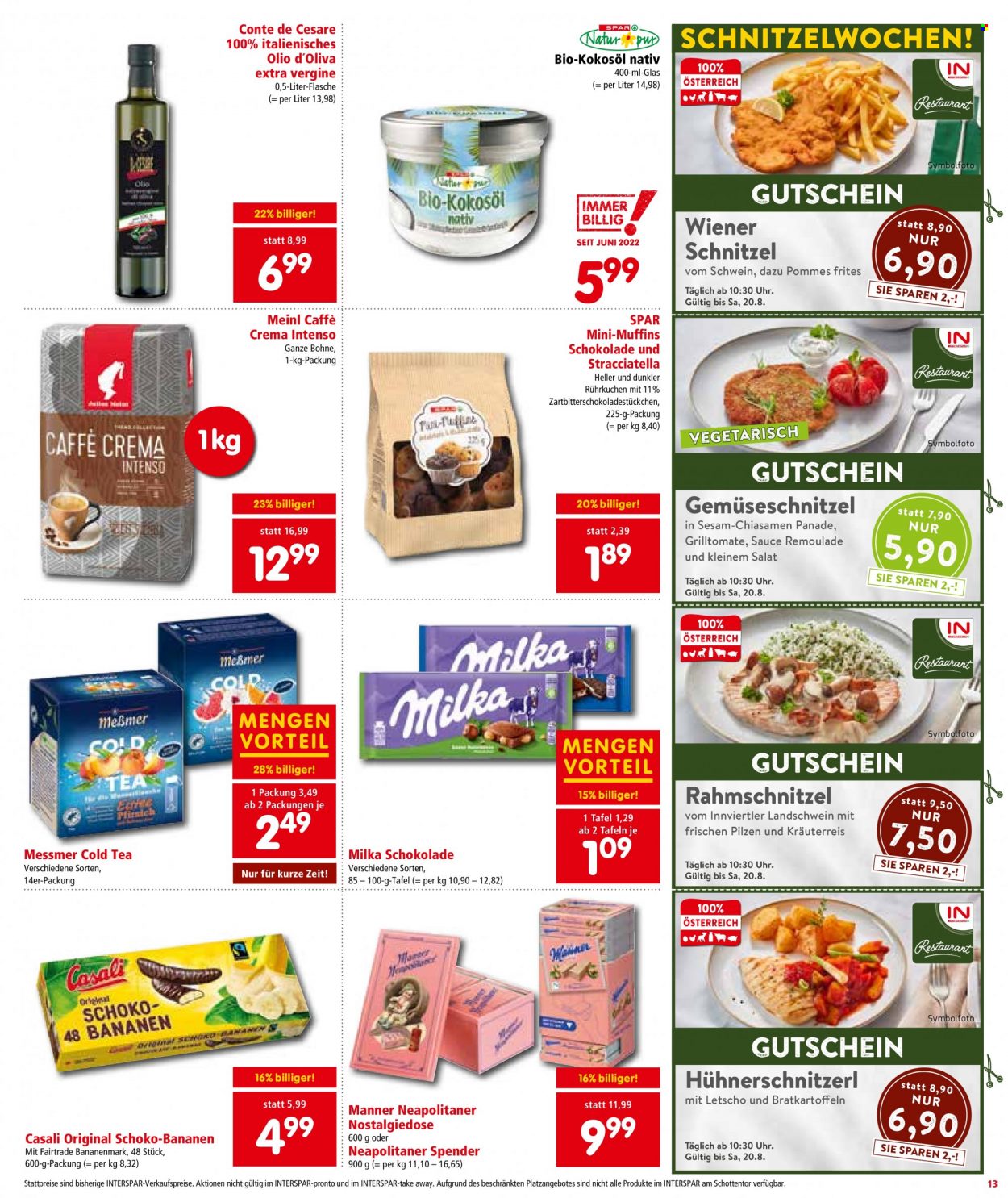 Angebote INTERSPAR - 11.8.2022 - 24.8.2022. Seite 13