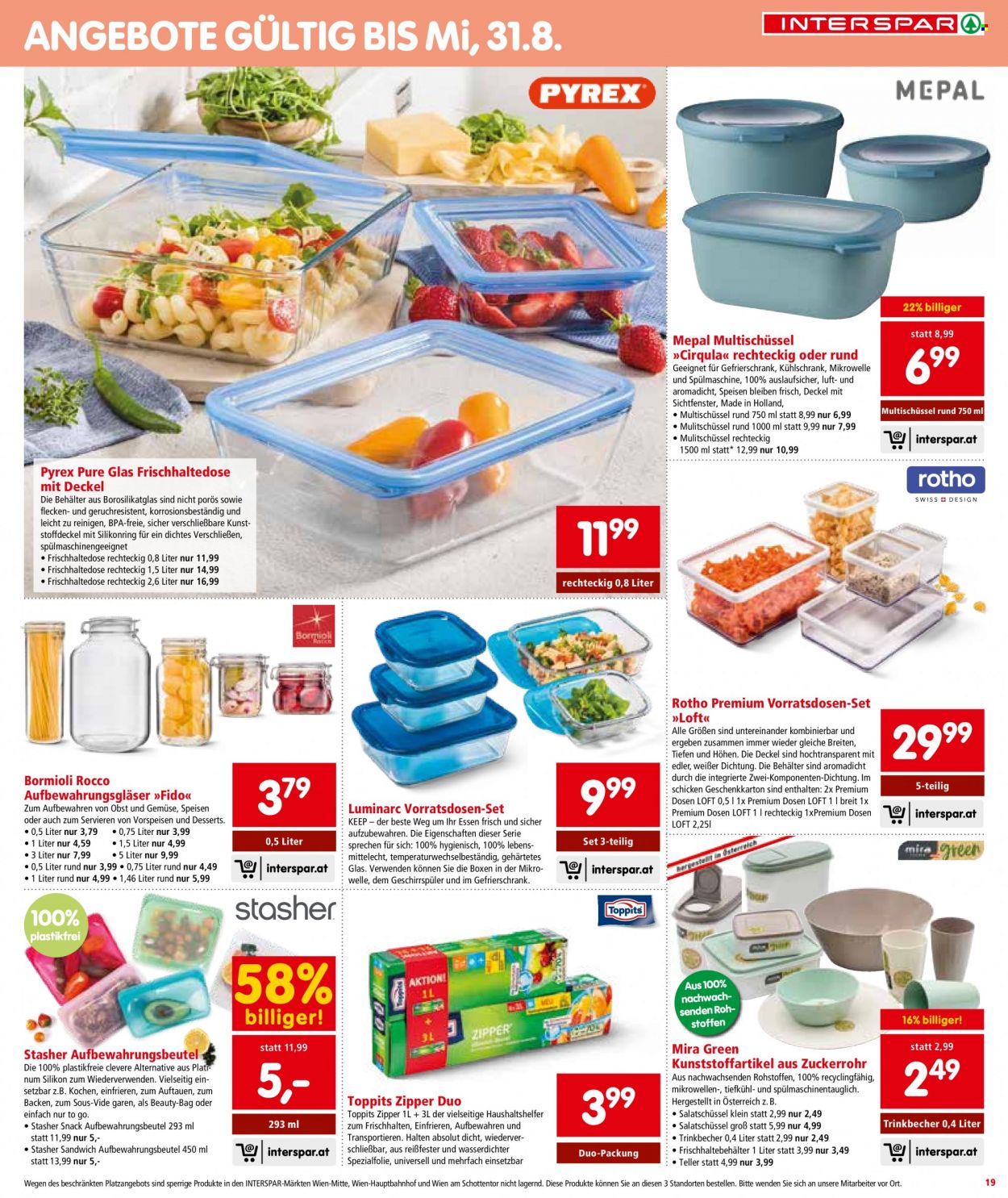 Angebote INTERSPAR - 11.8.2022 - 24.8.2022. Seite 19