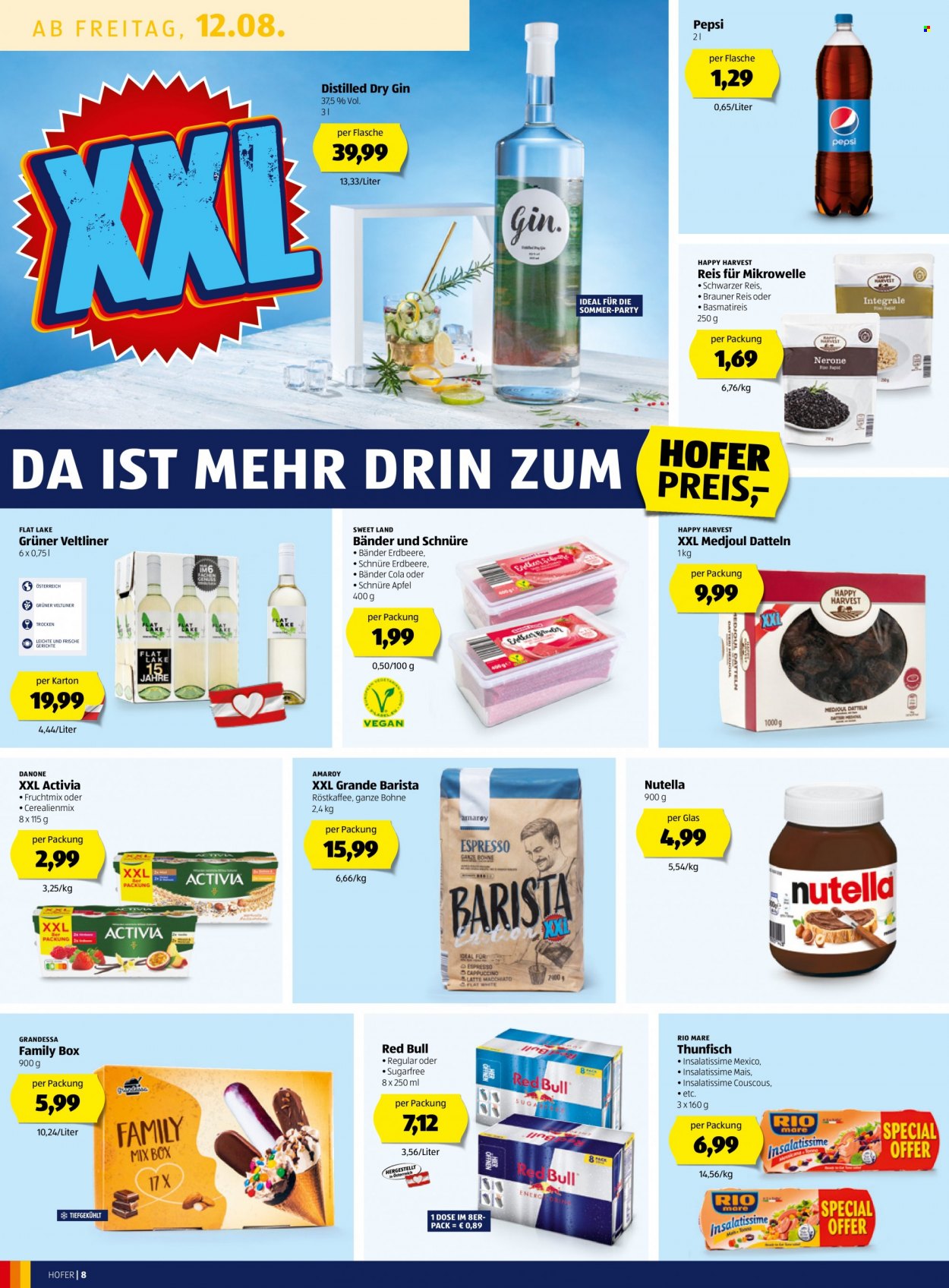 Angebote Hofer - 12.8.2022 - 18.8.2022. Seite 8