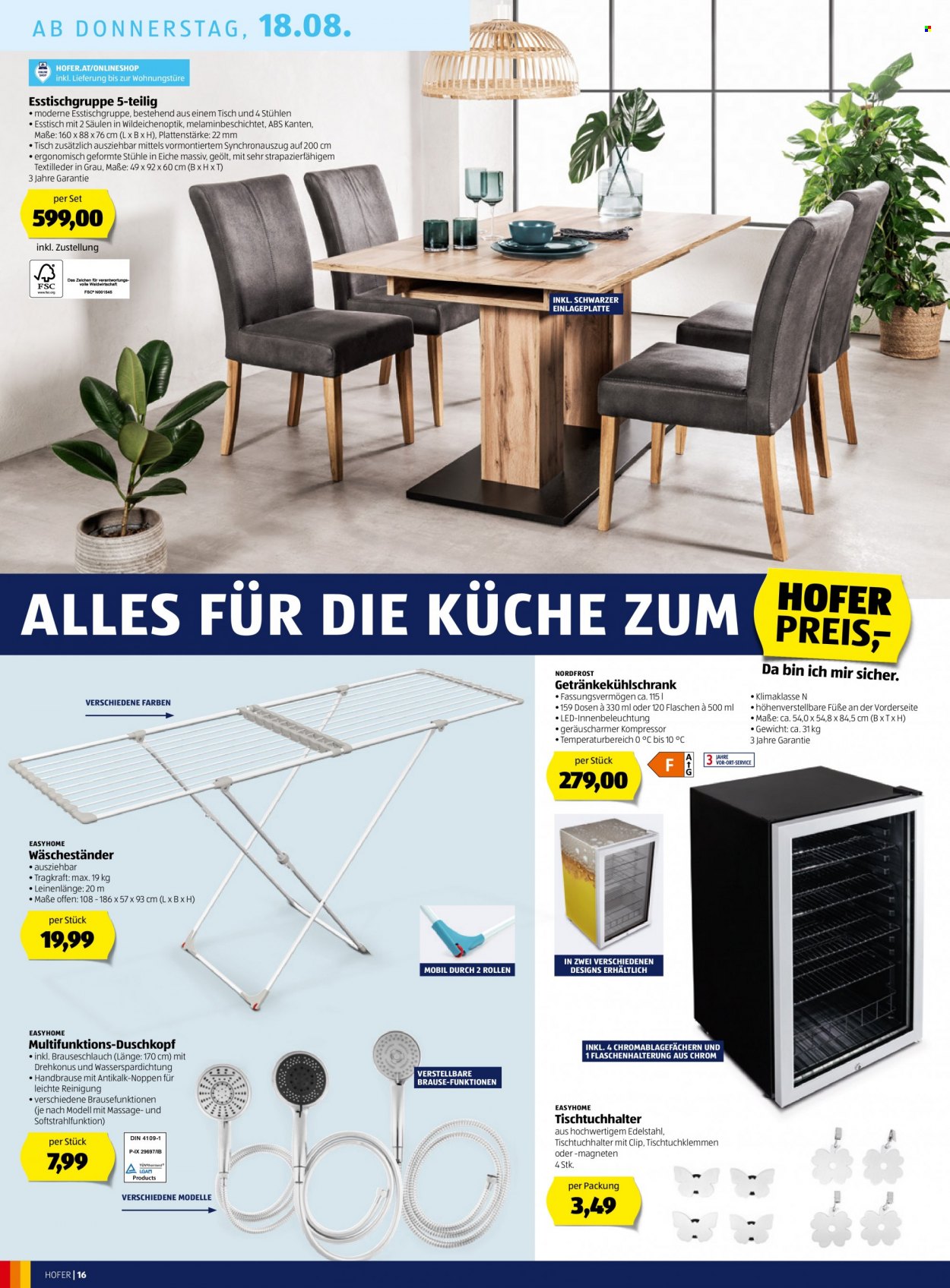 Angebote Hofer - 12.8.2022 - 18.8.2022. Seite 16
