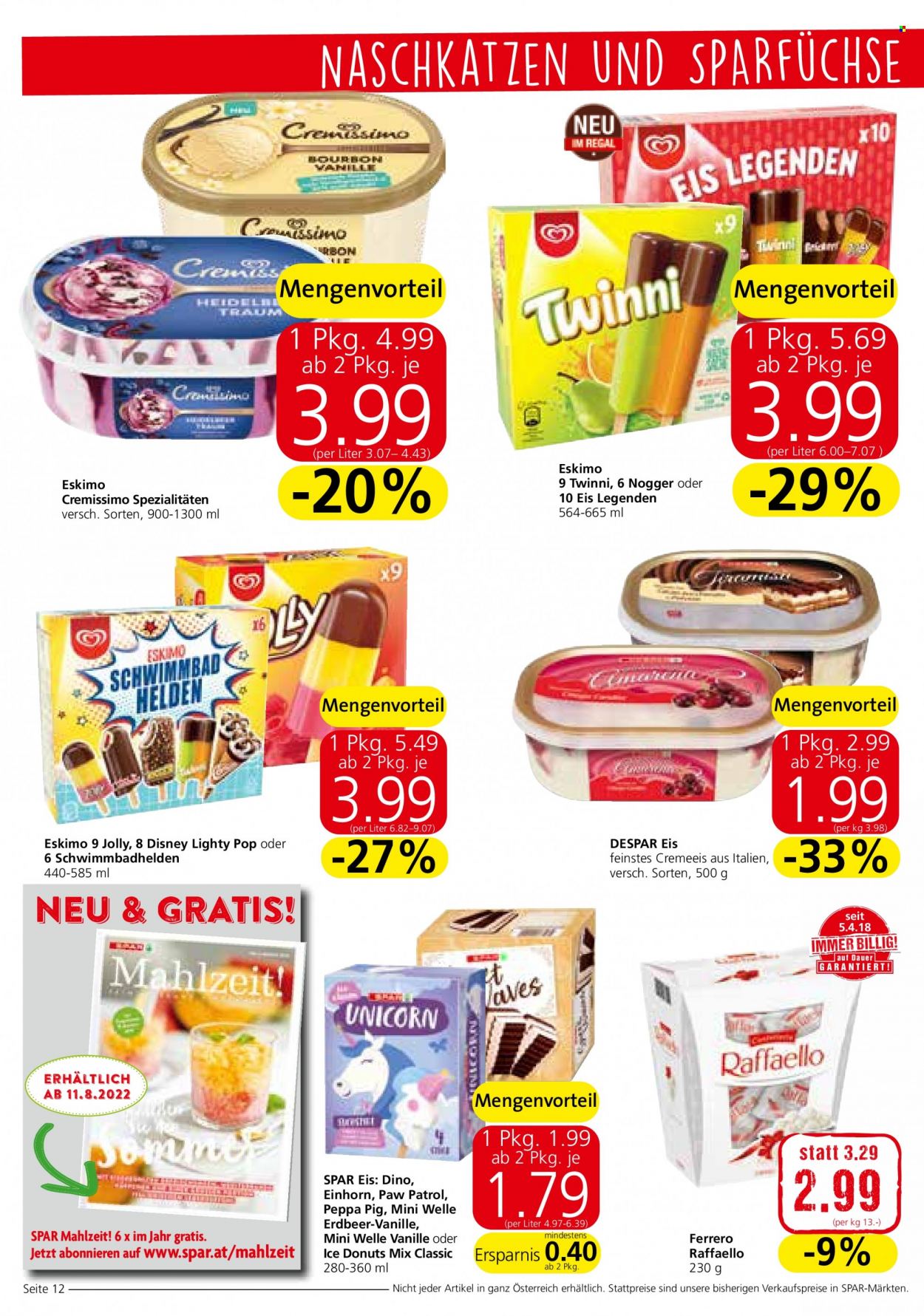 Angebote INTERSPAR - 11.8.2022 - 24.8.2022. Seite 12