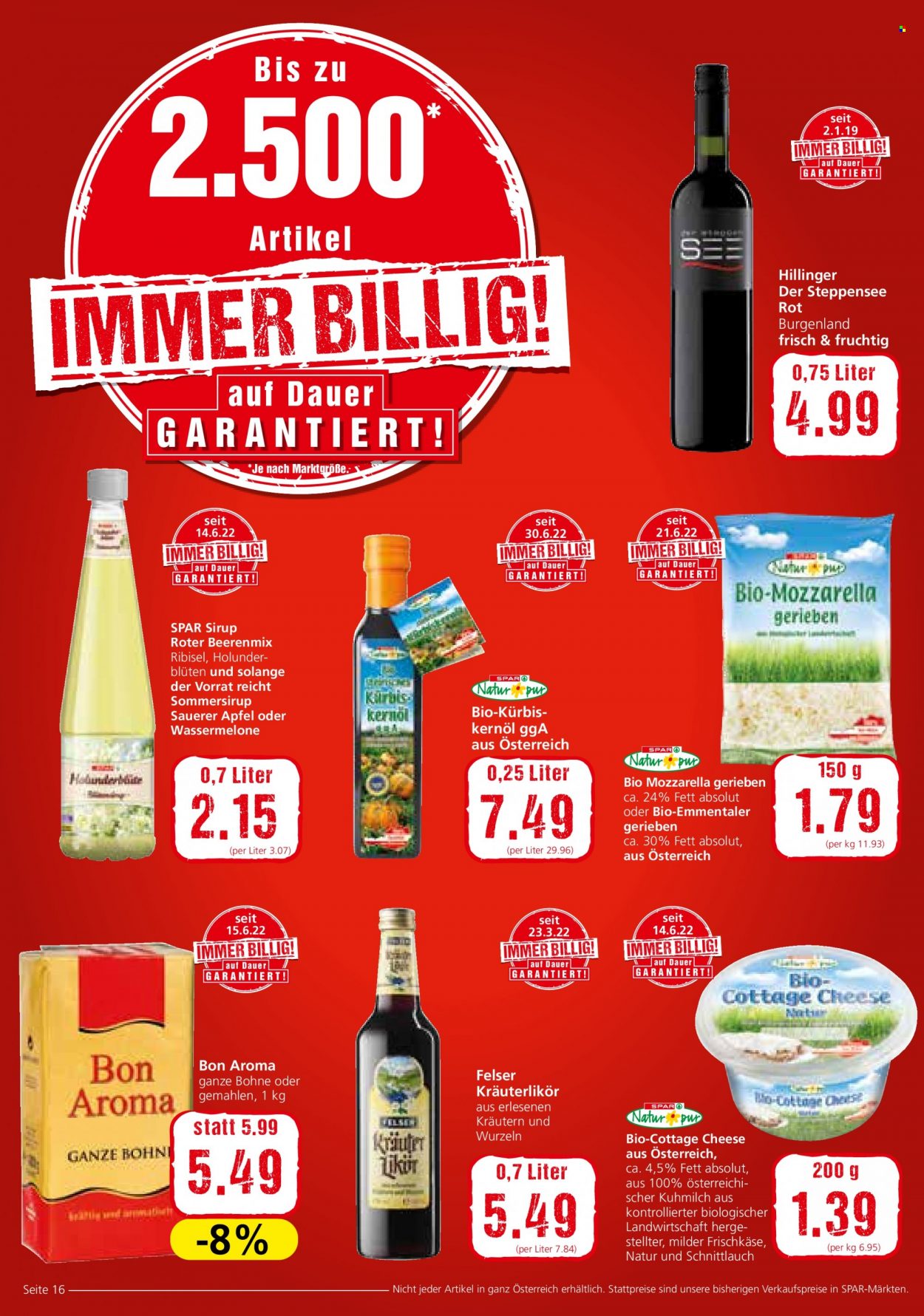 Angebote INTERSPAR - 11.8.2022 - 24.8.2022. Seite 16