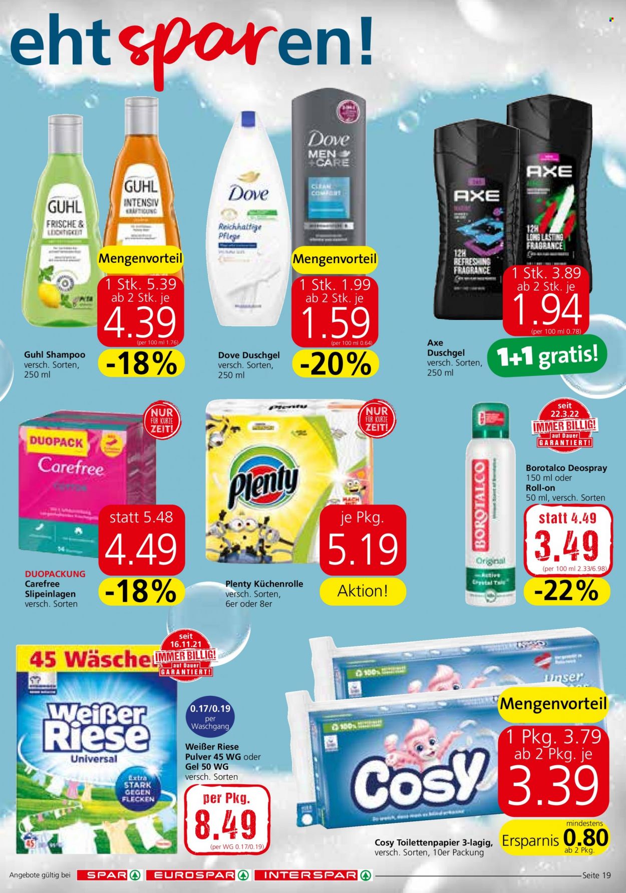 Angebote INTERSPAR - 11.8.2022 - 24.8.2022. Seite 19