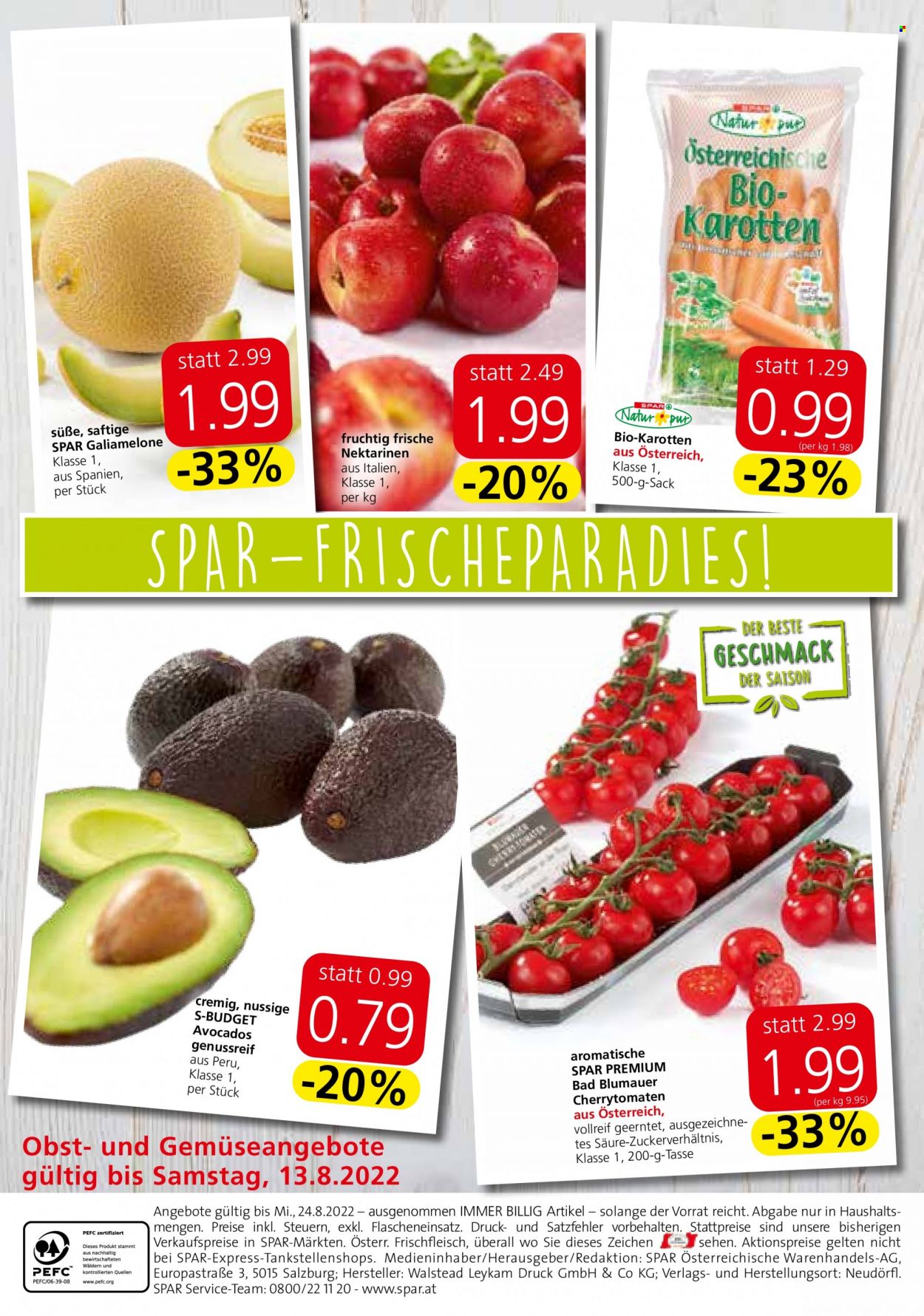 Angebote INTERSPAR - 11.8.2022 - 24.8.2022. Seite 20