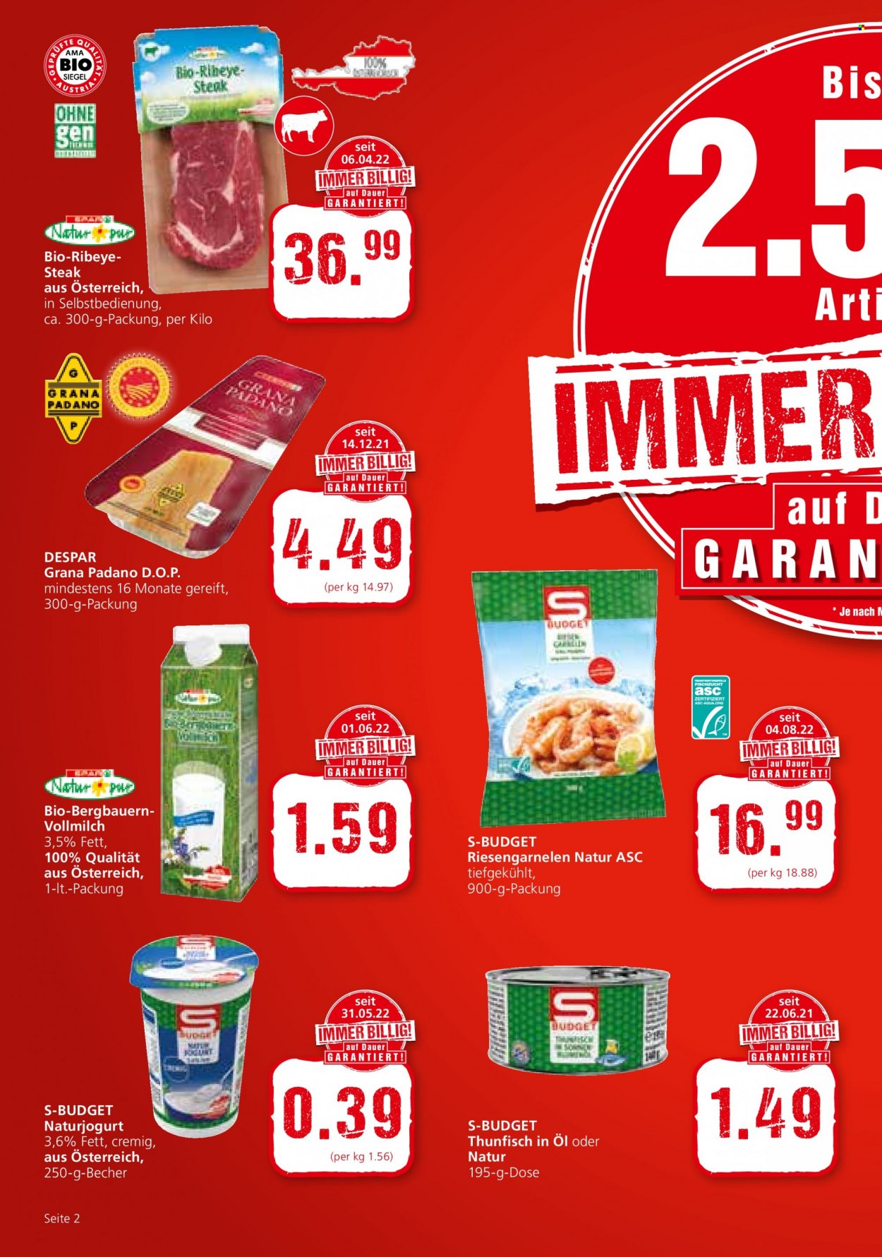 Angebote SPAR - 11.8.2022 - 24.8.2022. Seite 2
