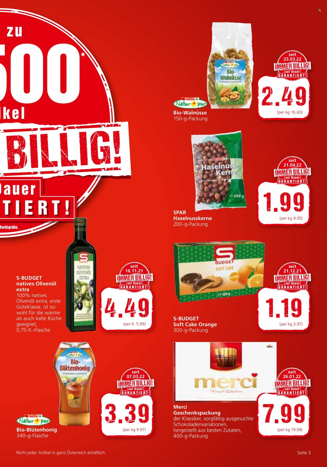 Angebote SPAR - 11.8.2022 - 24.8.2022. Seite 3