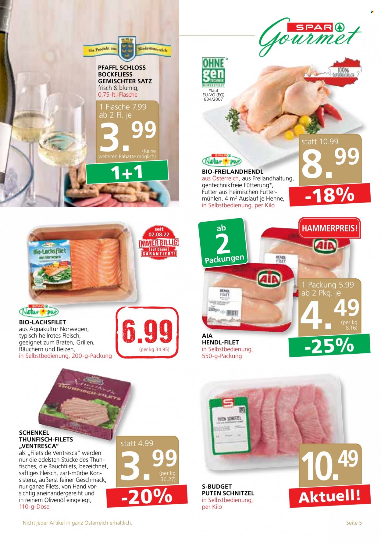 Angebote SPAR - 11.8.2022 - 24.8.2022. Seite 5