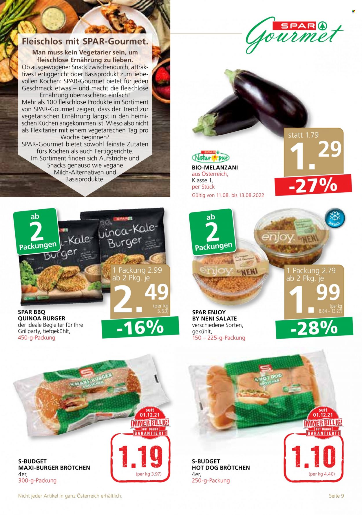 Angebote SPAR - 11.8.2022 - 24.8.2022. Seite 9
