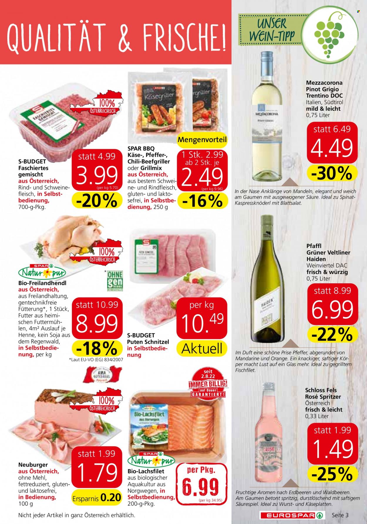 Angebote EUROSPAR - 11.8.2022 - 24.8.2022. Seite 3