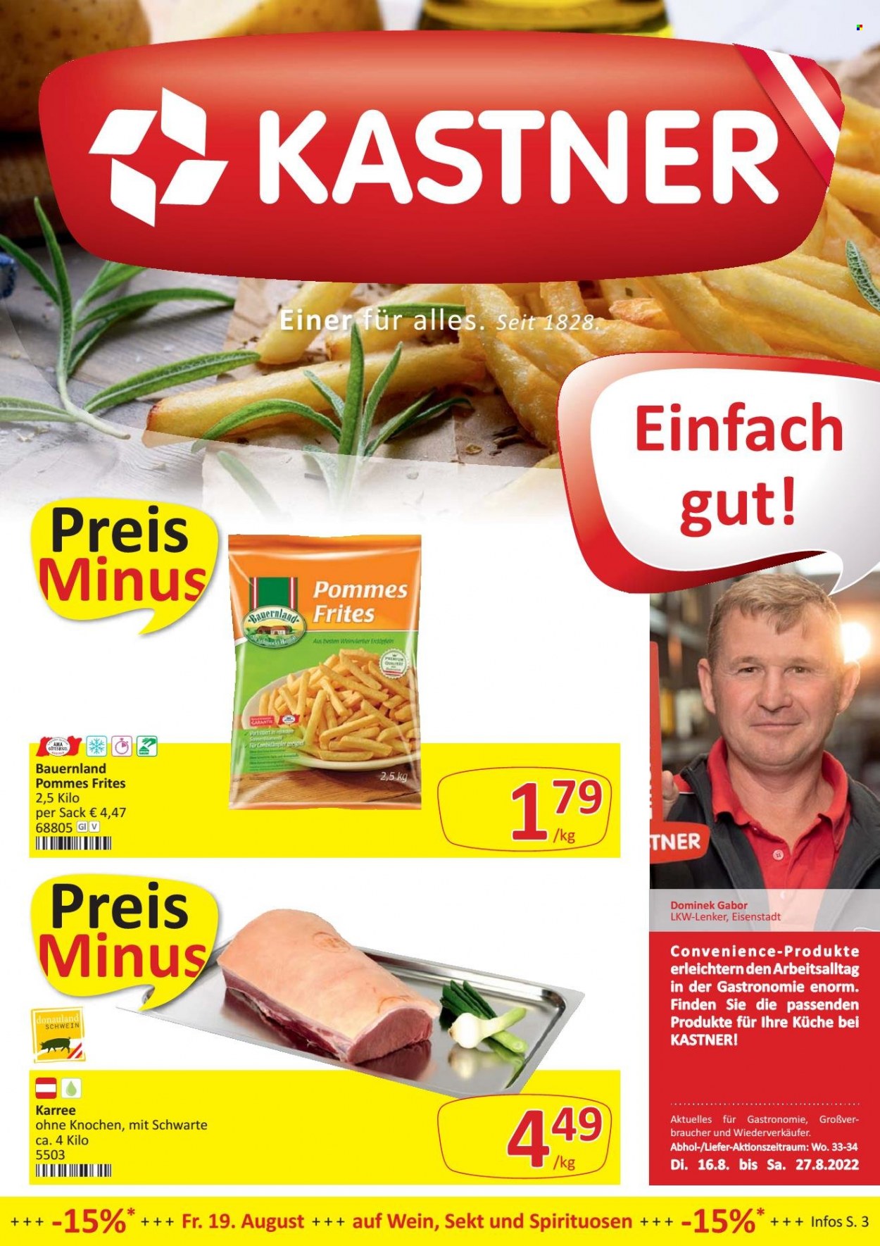 Angebote KASTNER - 16.8.2022 - 27.8.2022. Seite 1