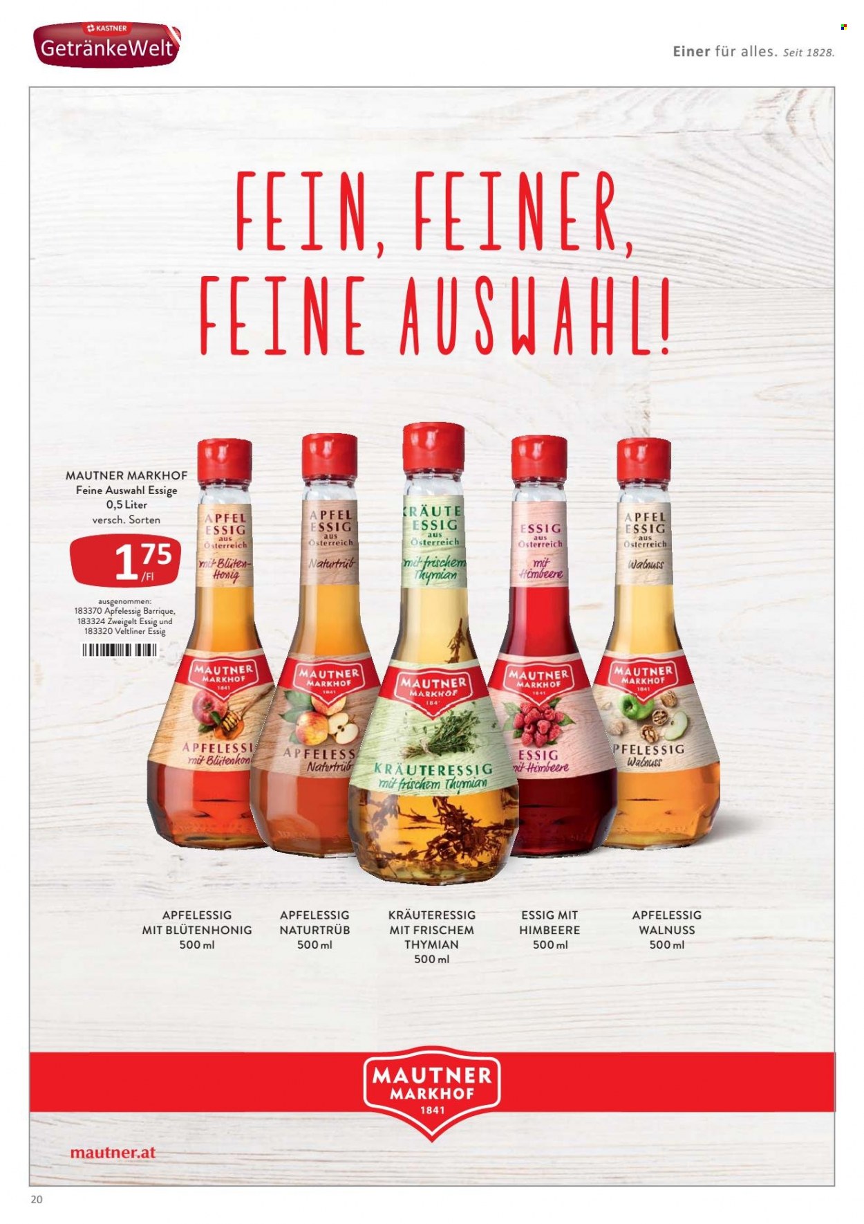 Angebote KASTNER - 16.8.2022 - 27.8.2022. Seite 20