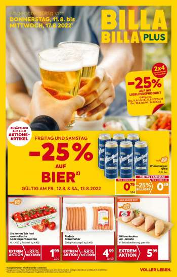 Angebote Billa - 11.8.2022 - 17.8.2022.