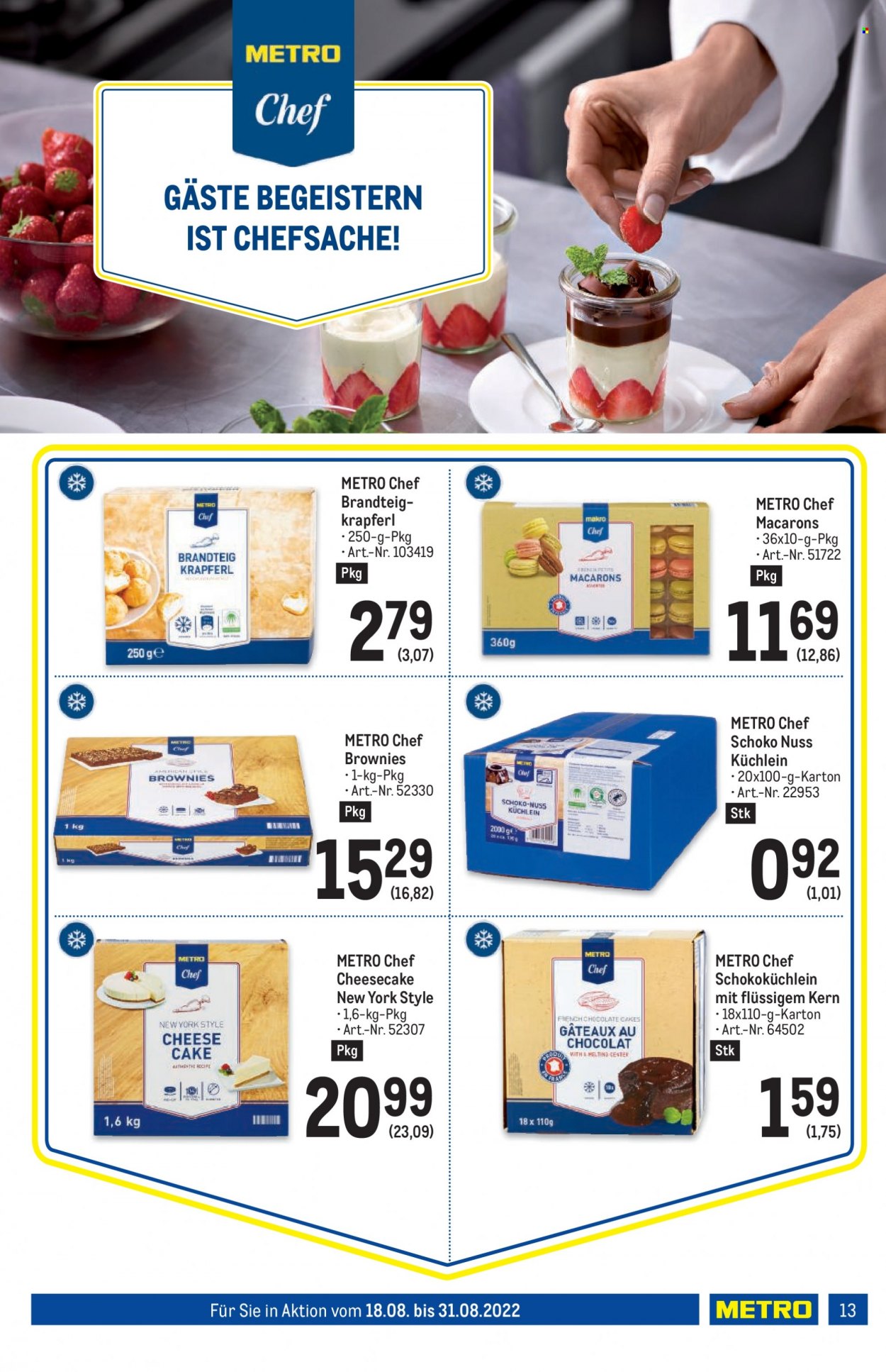 Angebote Metro - 18.8.2022 - 31.8.2022. Seite 13