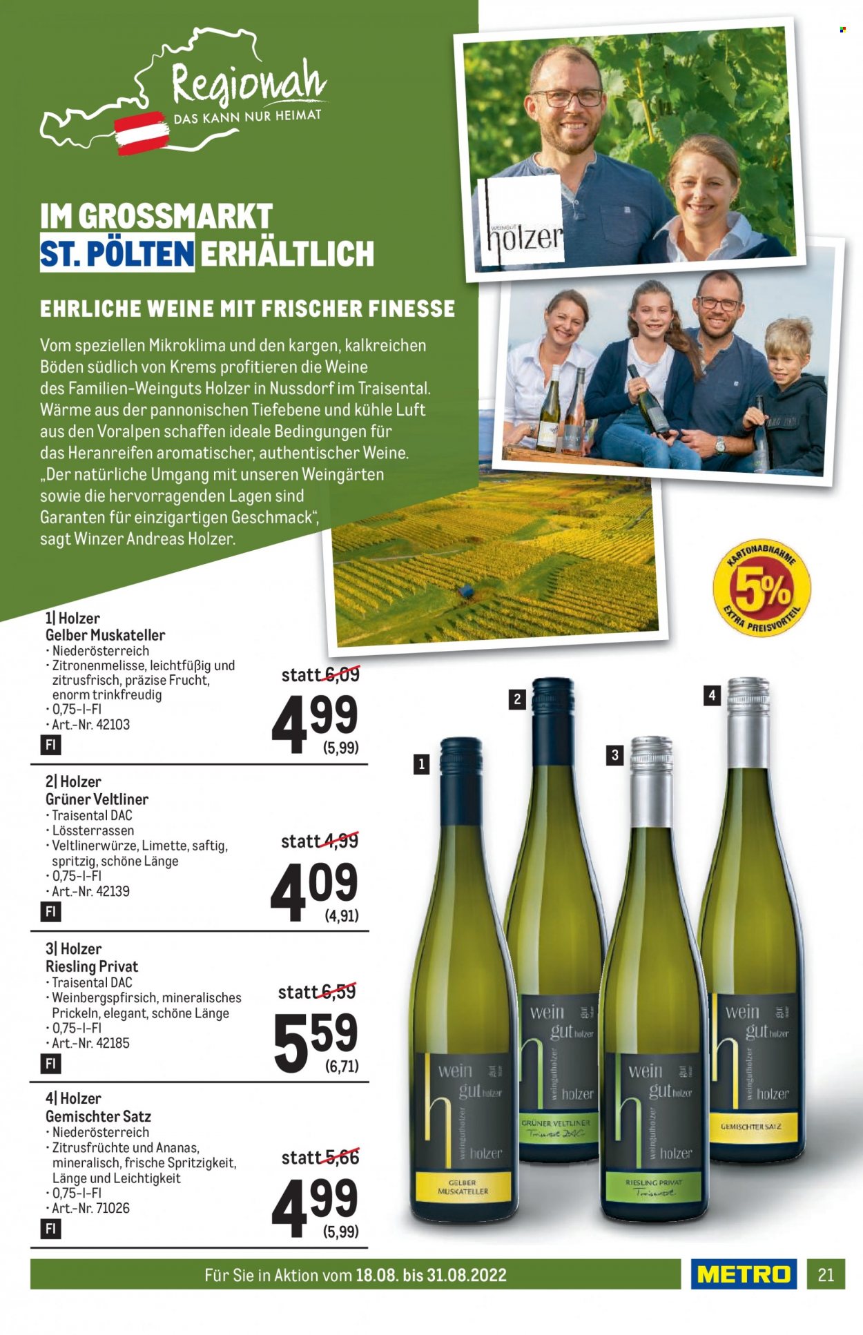 Angebote Metro - 18.8.2022 - 31.8.2022. Seite 21