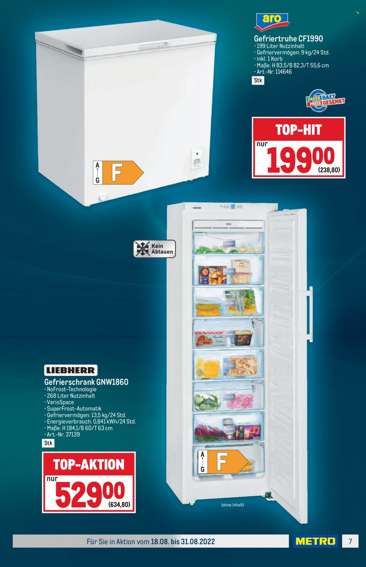 Angebote Metro - 18.8.2022 - 31.8.2022. Seite 7
