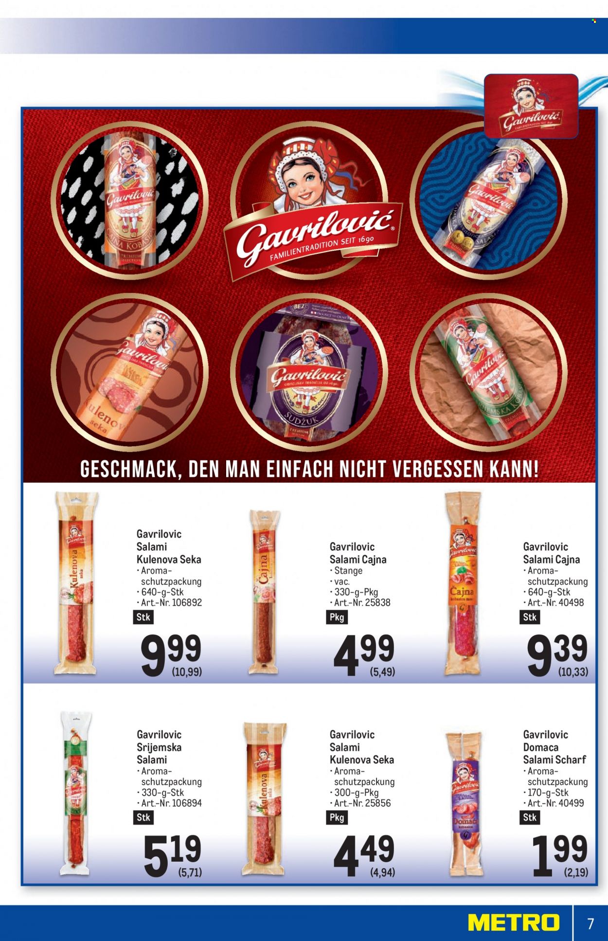 Angebote Metro - 18.8.2022 - 31.8.2022. Seite 7