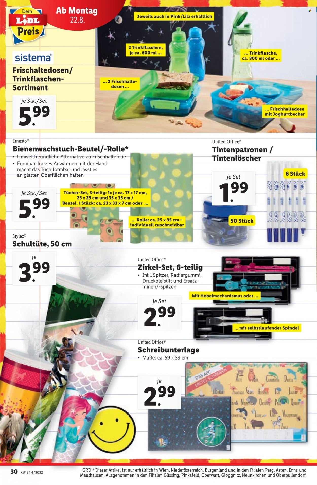 Angebote Lidl - 18.8.2022 - 24.8.2022. Seite 30