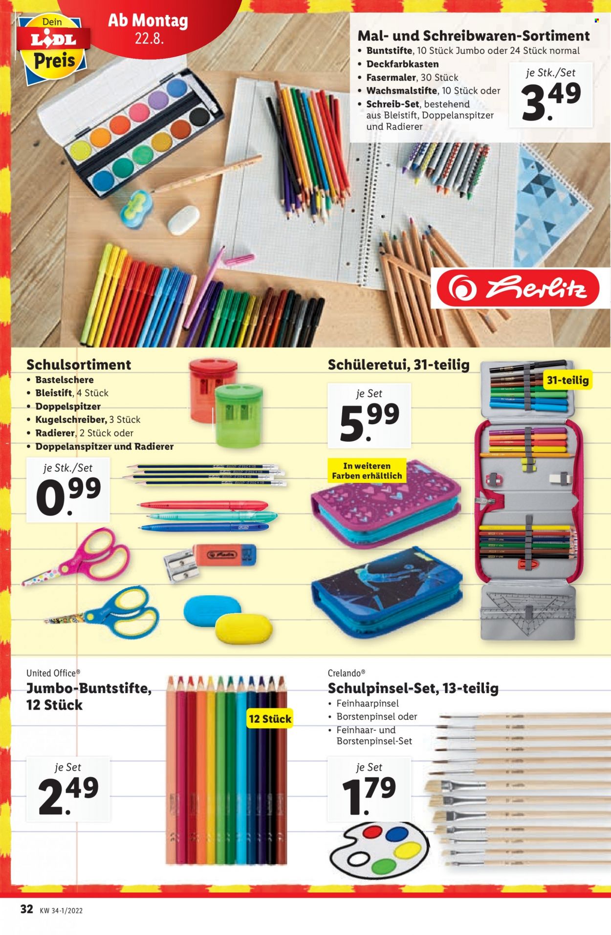 Angebote Lidl - 18.8.2022 - 24.8.2022. Seite 32