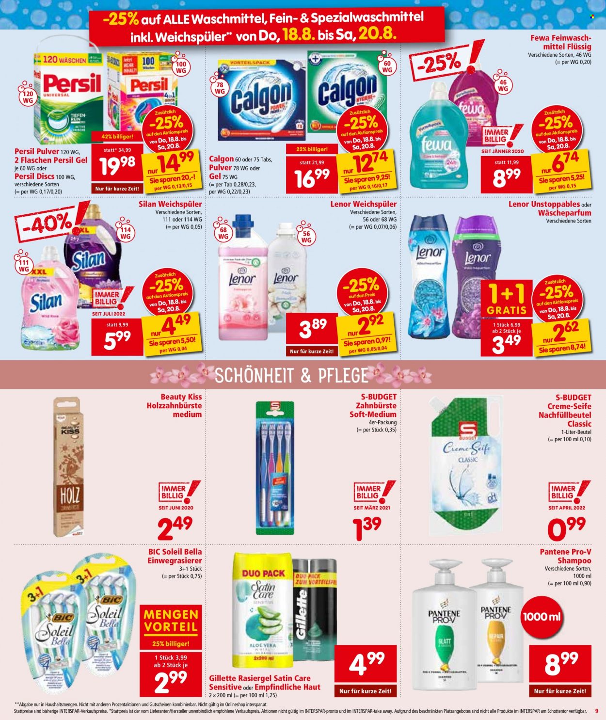 Angebote INTERSPAR - 18.8.2022 - 24.8.2022. Seite 9