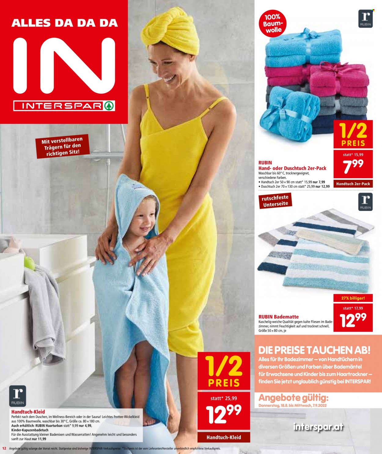 Angebote INTERSPAR - 18.8.2022 - 24.8.2022. Seite 12