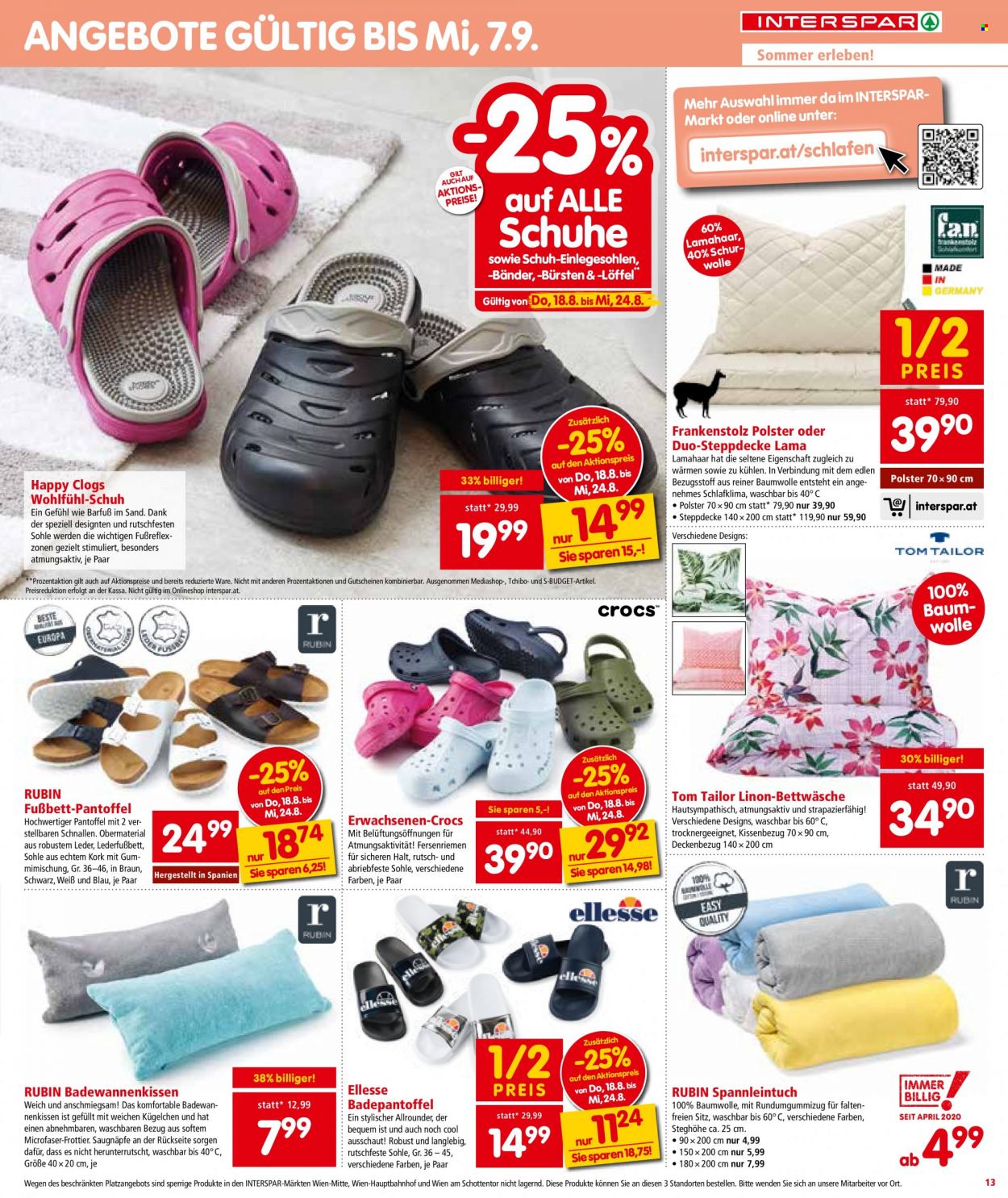 Angebote INTERSPAR - 18.8.2022 - 24.8.2022. Seite 13