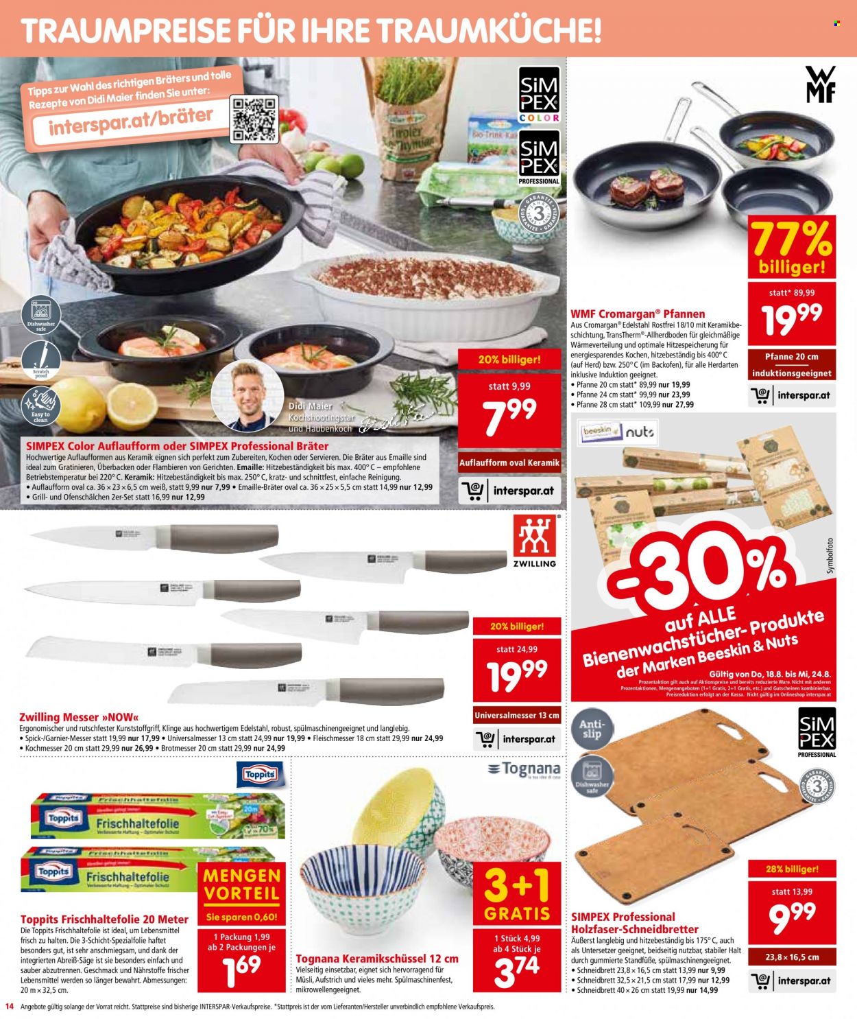 Angebote INTERSPAR - 18.8.2022 - 24.8.2022. Seite 14