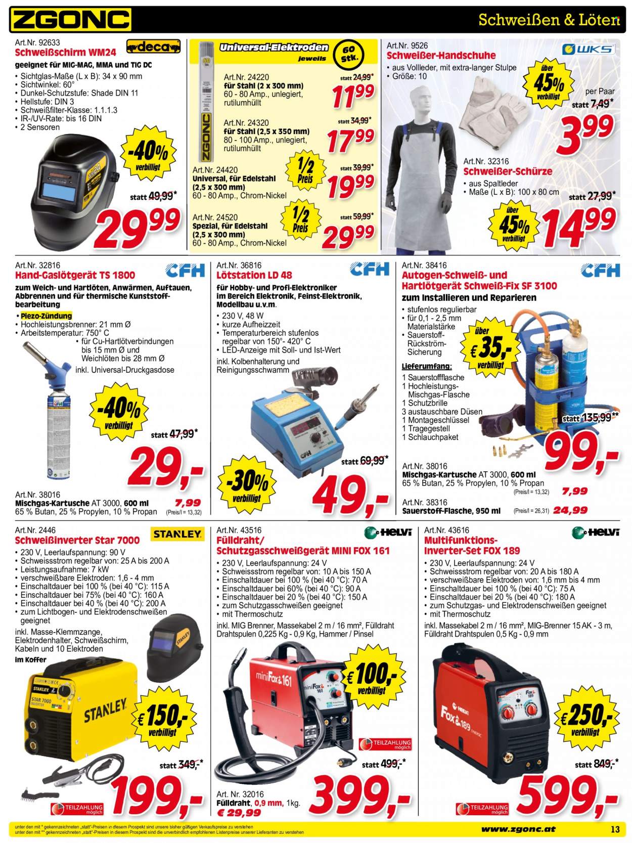 Angebote Zgonc. Seite 13