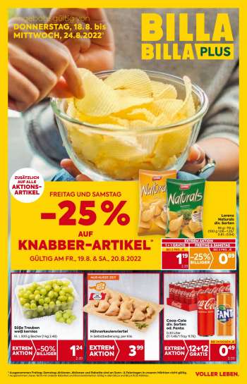 Angebote Billa - 18.8.2022 - 24.8.2022.