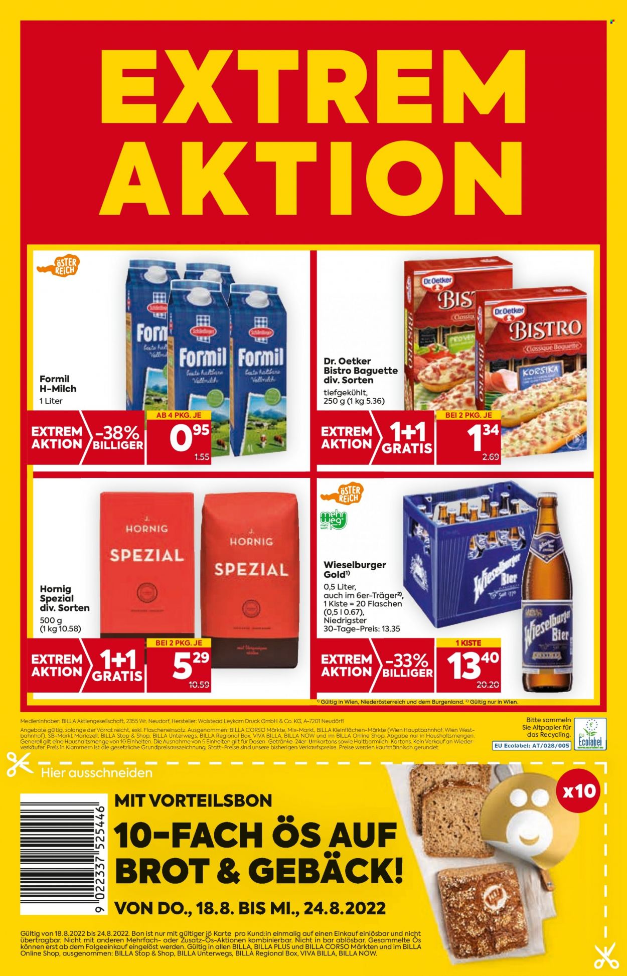 Angebote Billa - 18.8.2022 - 24.8.2022. Seite 20
