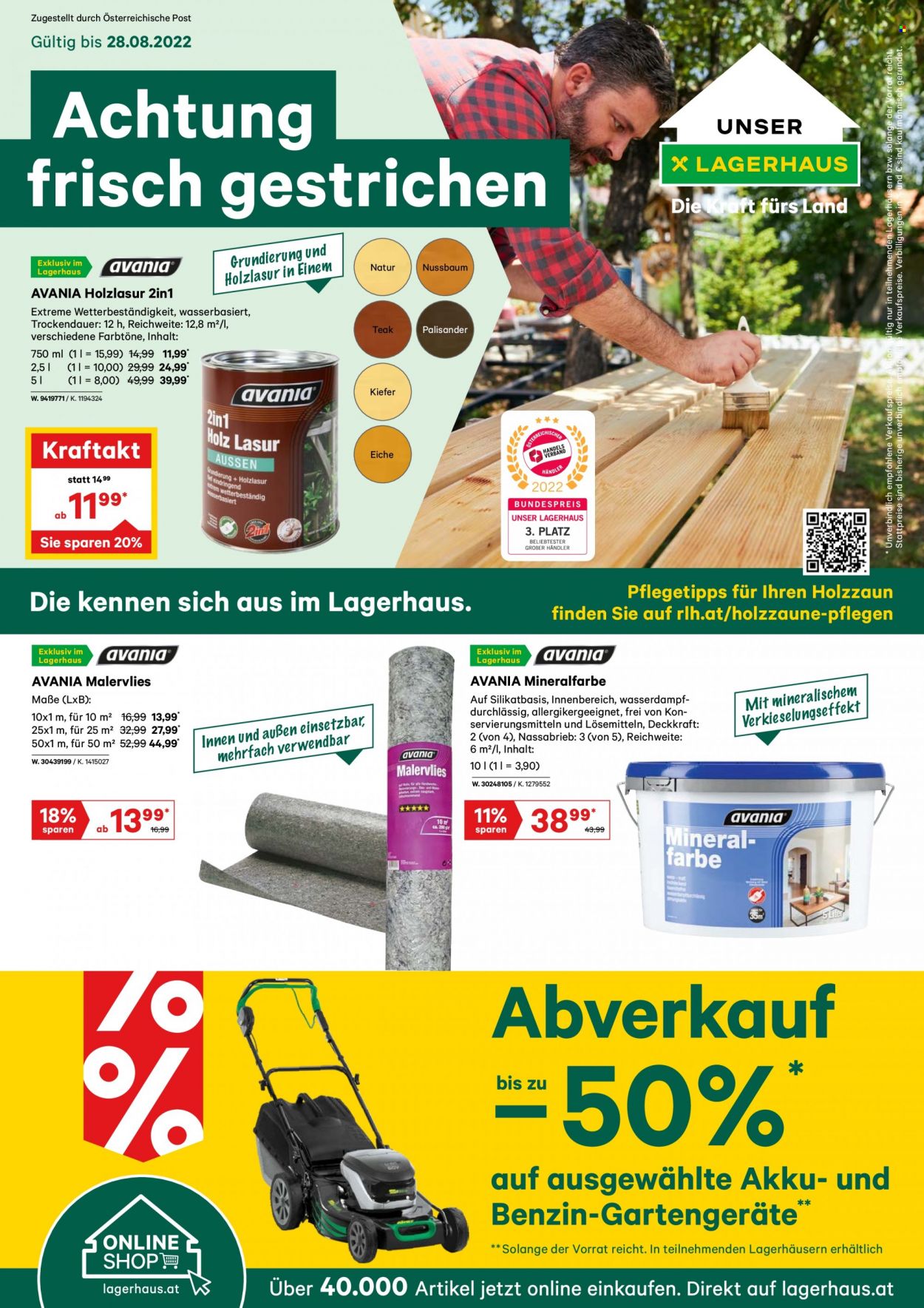 Angebote Lagerhaus - 16.8.2022 - 28.8.2022. Seite 1