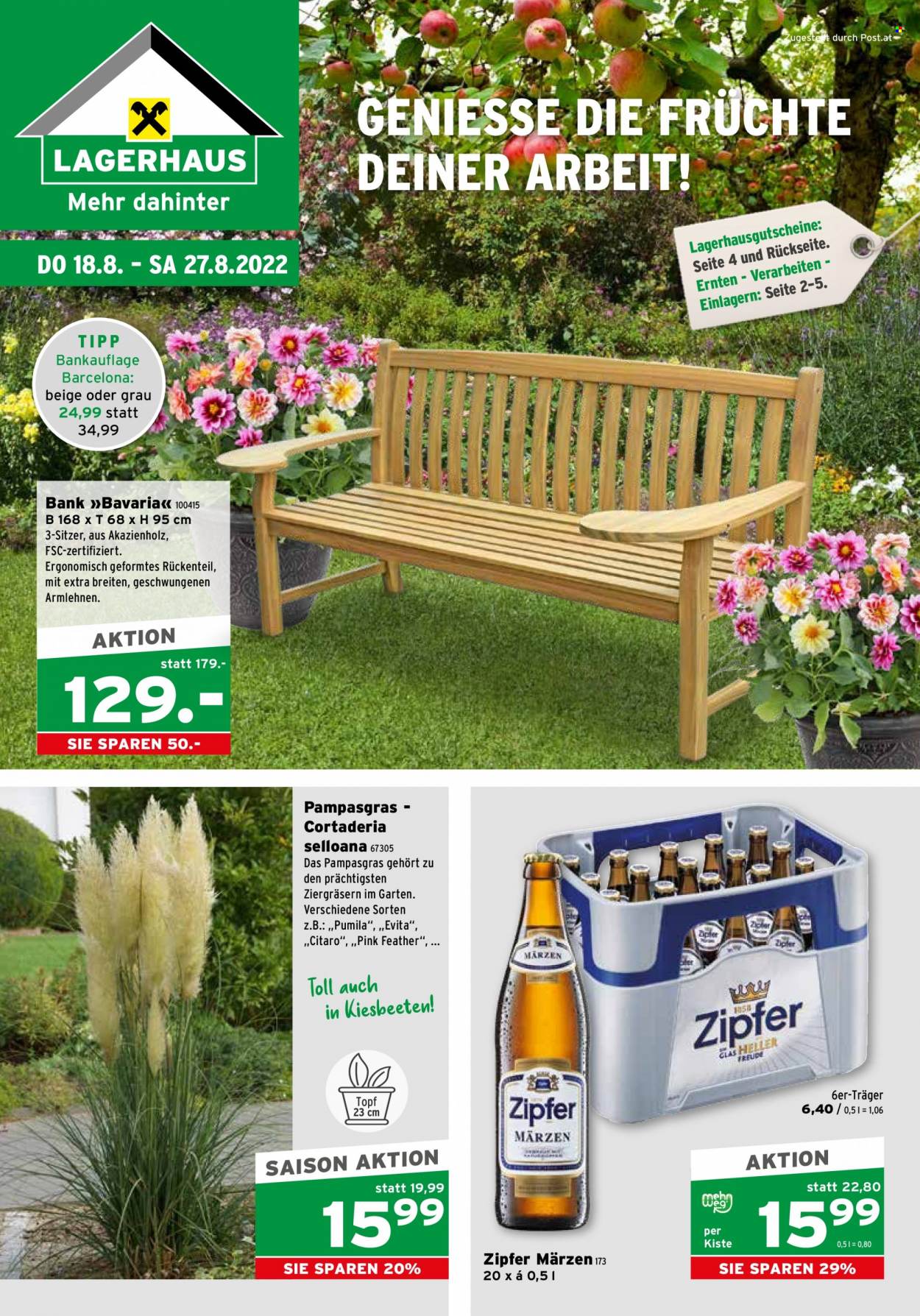 Angebote Salzburger Lagerhaus - 18.8.2022 - 27.8.2022. Seite 1