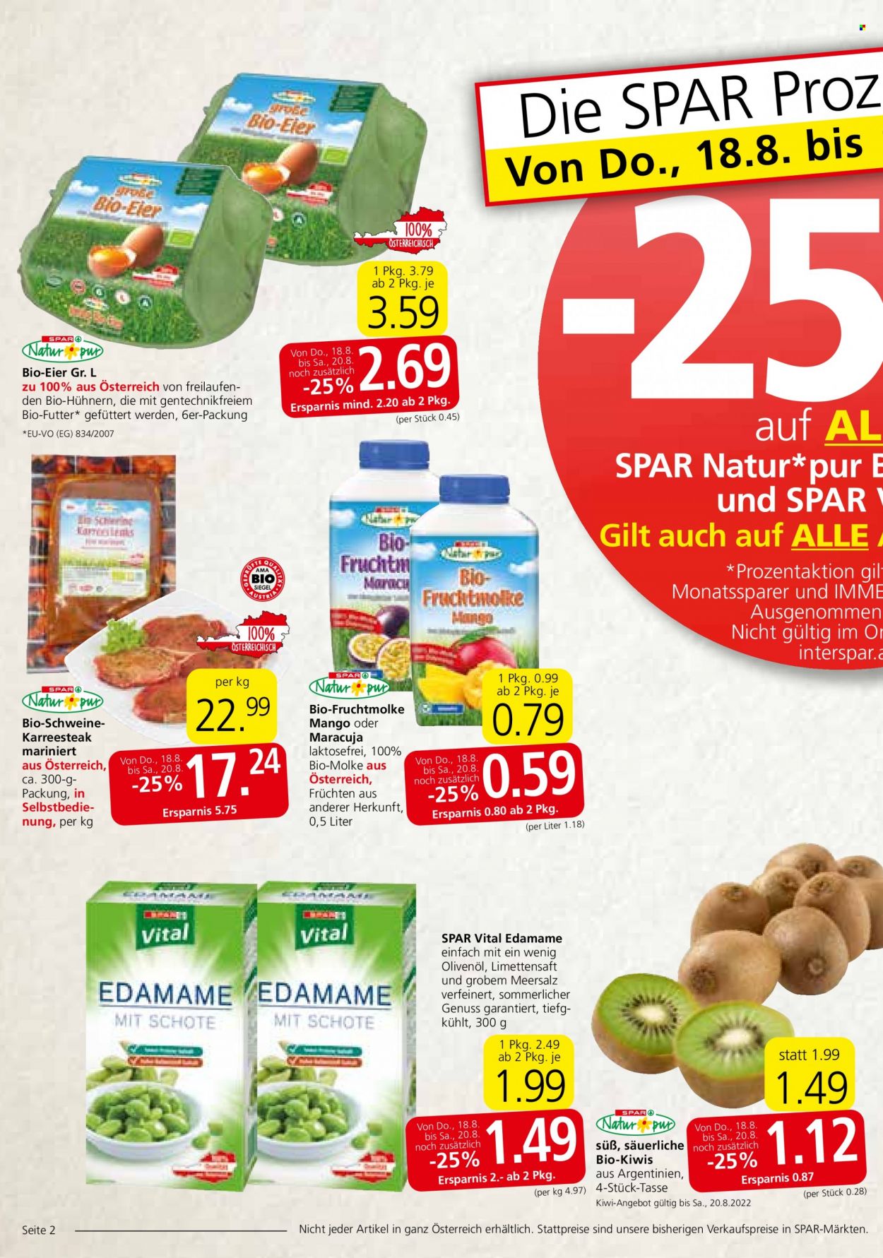 Angebote INTERSPAR - 18.8.2022 - 24.8.2022. Seite 2