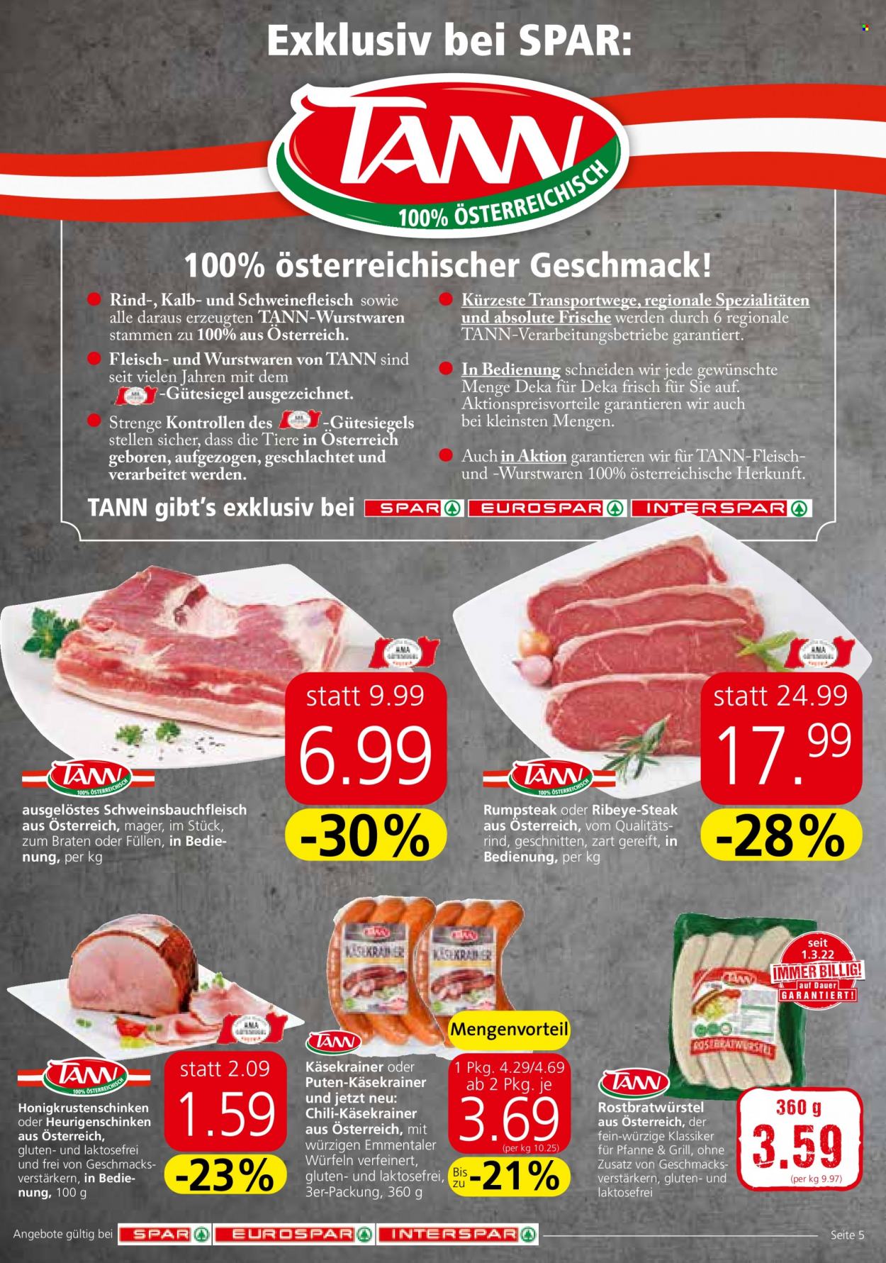 Angebote INTERSPAR - 18.8.2022 - 24.8.2022. Seite 5