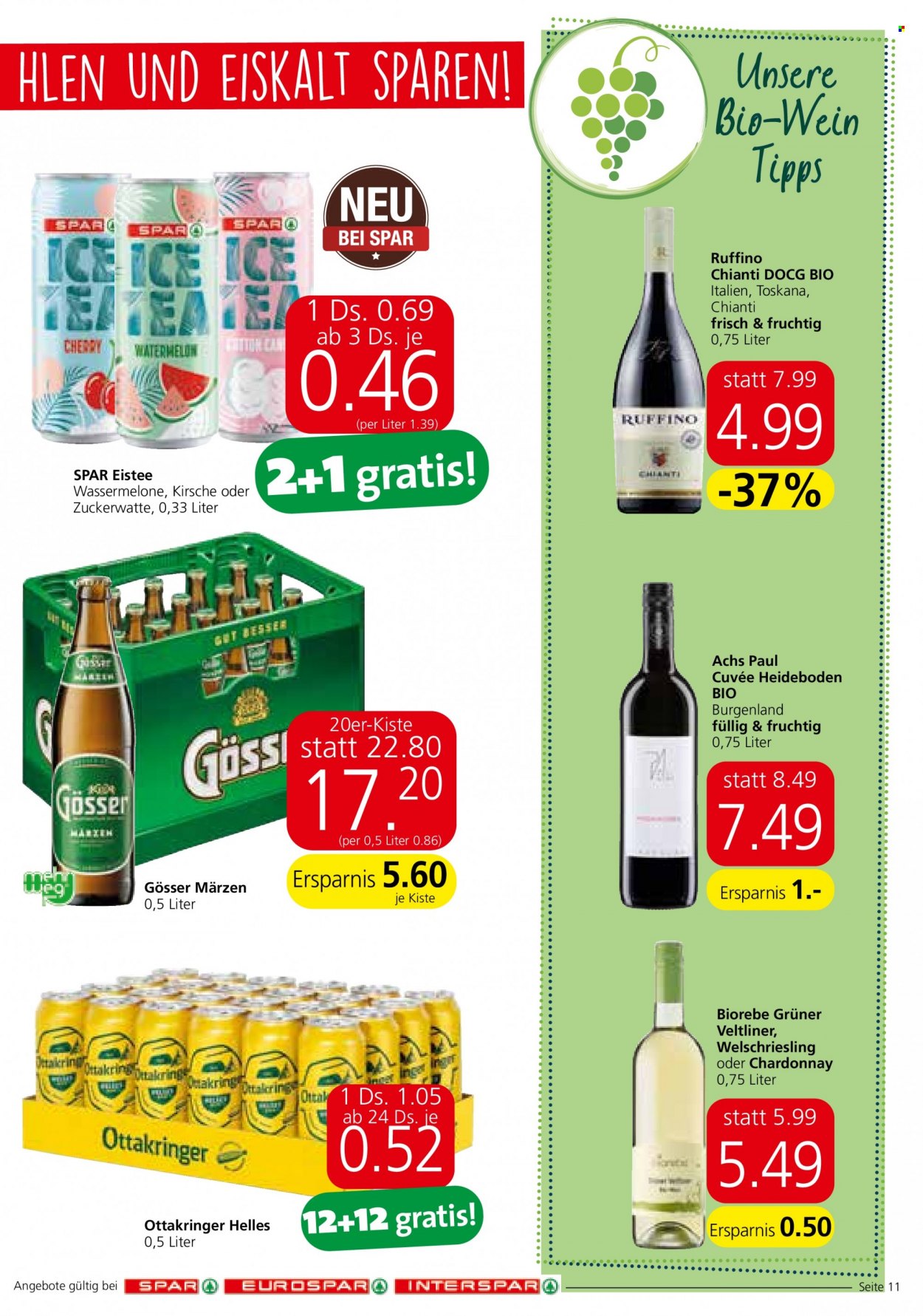 Angebote INTERSPAR - 18.8.2022 - 24.8.2022. Seite 11