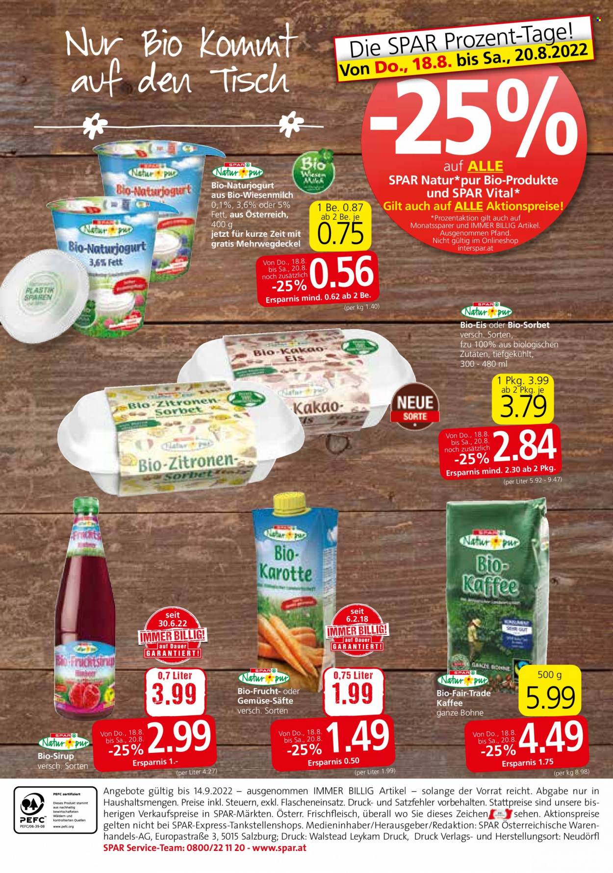 Angebote INTERSPAR - 18.8.2022 - 14.9.2022. Seite 4