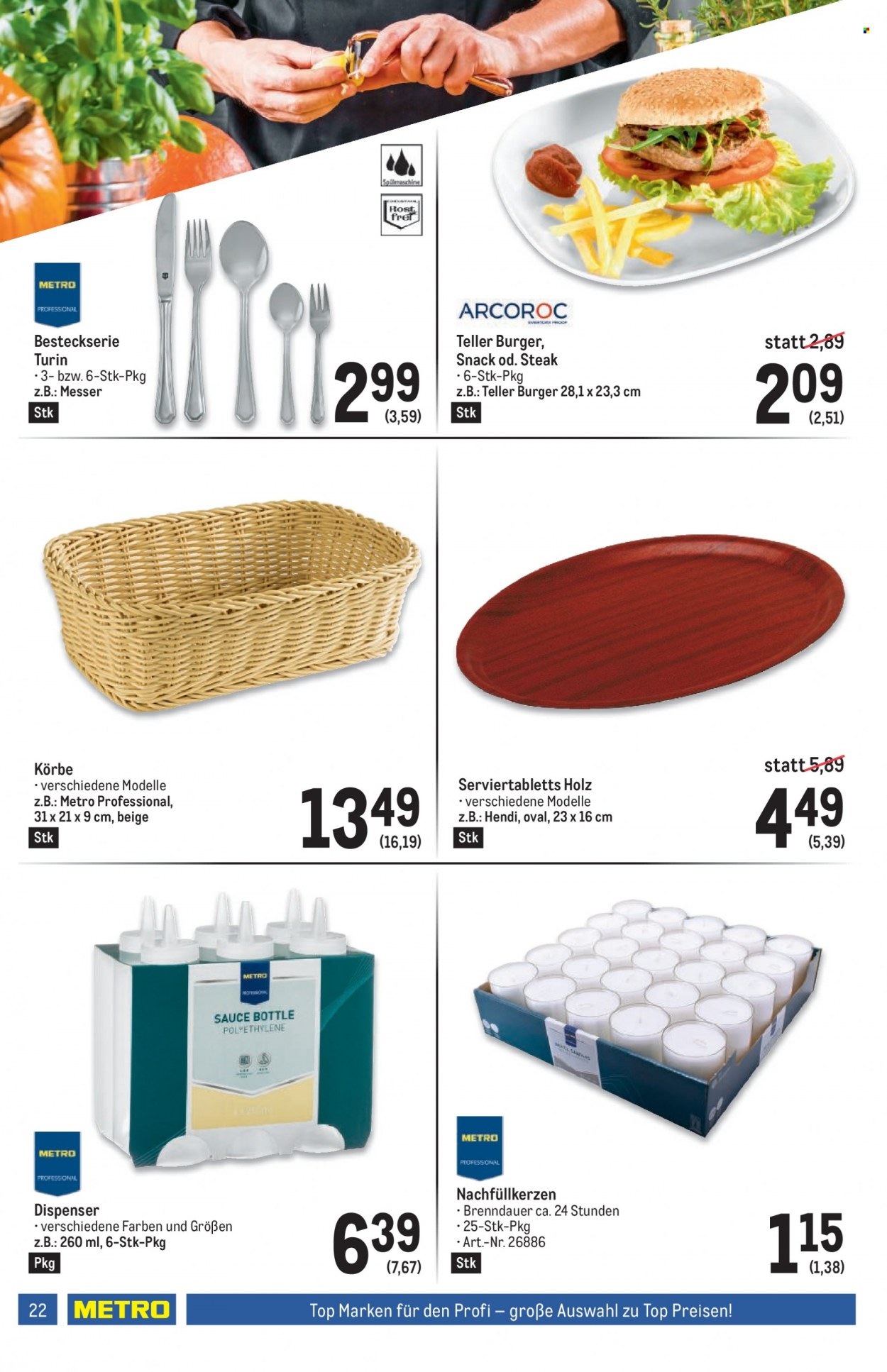 Angebote Metro - 18.8.2022 - 31.8.2022. Seite 22